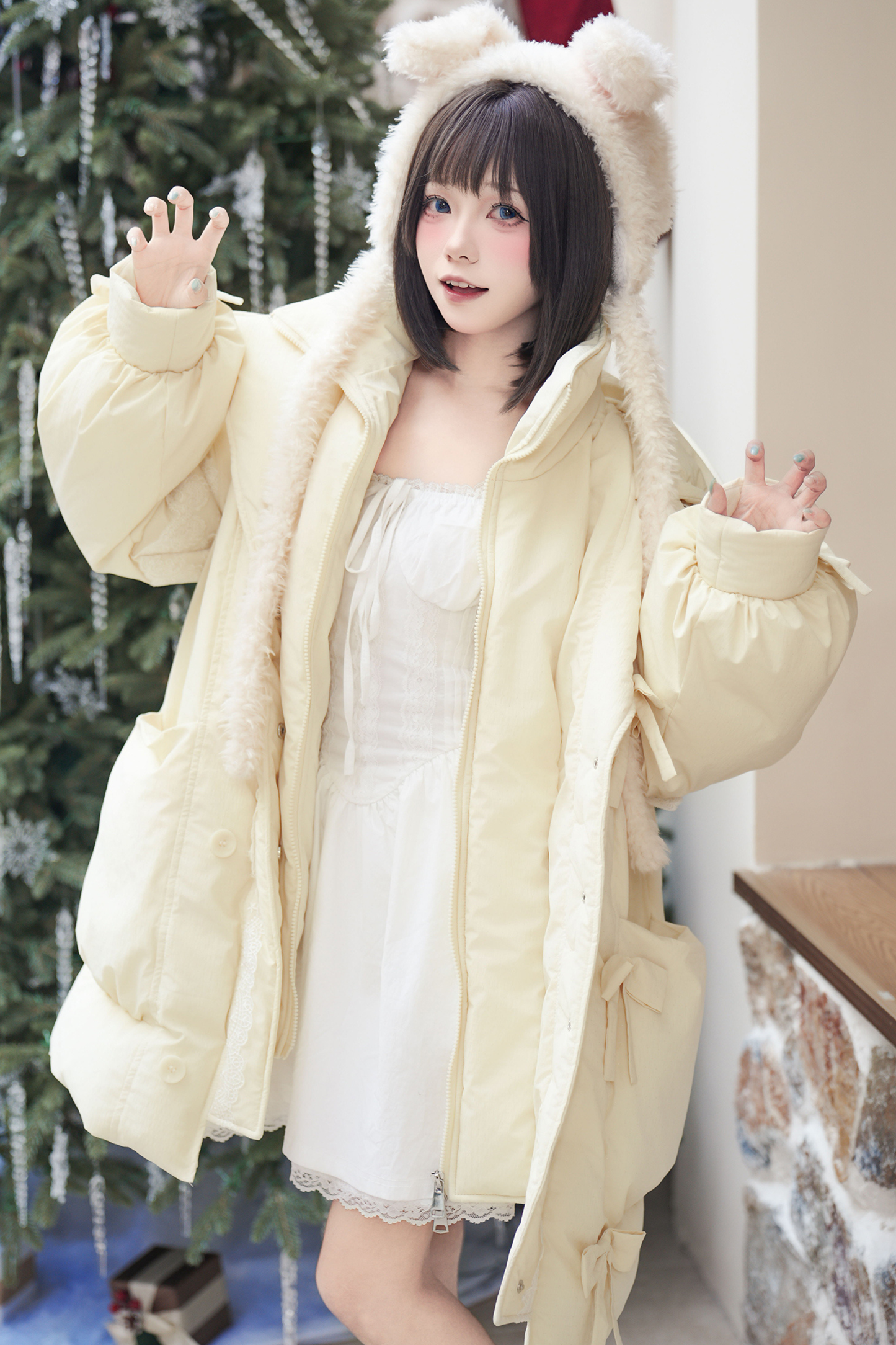 Sweet Hooded Down Jacket