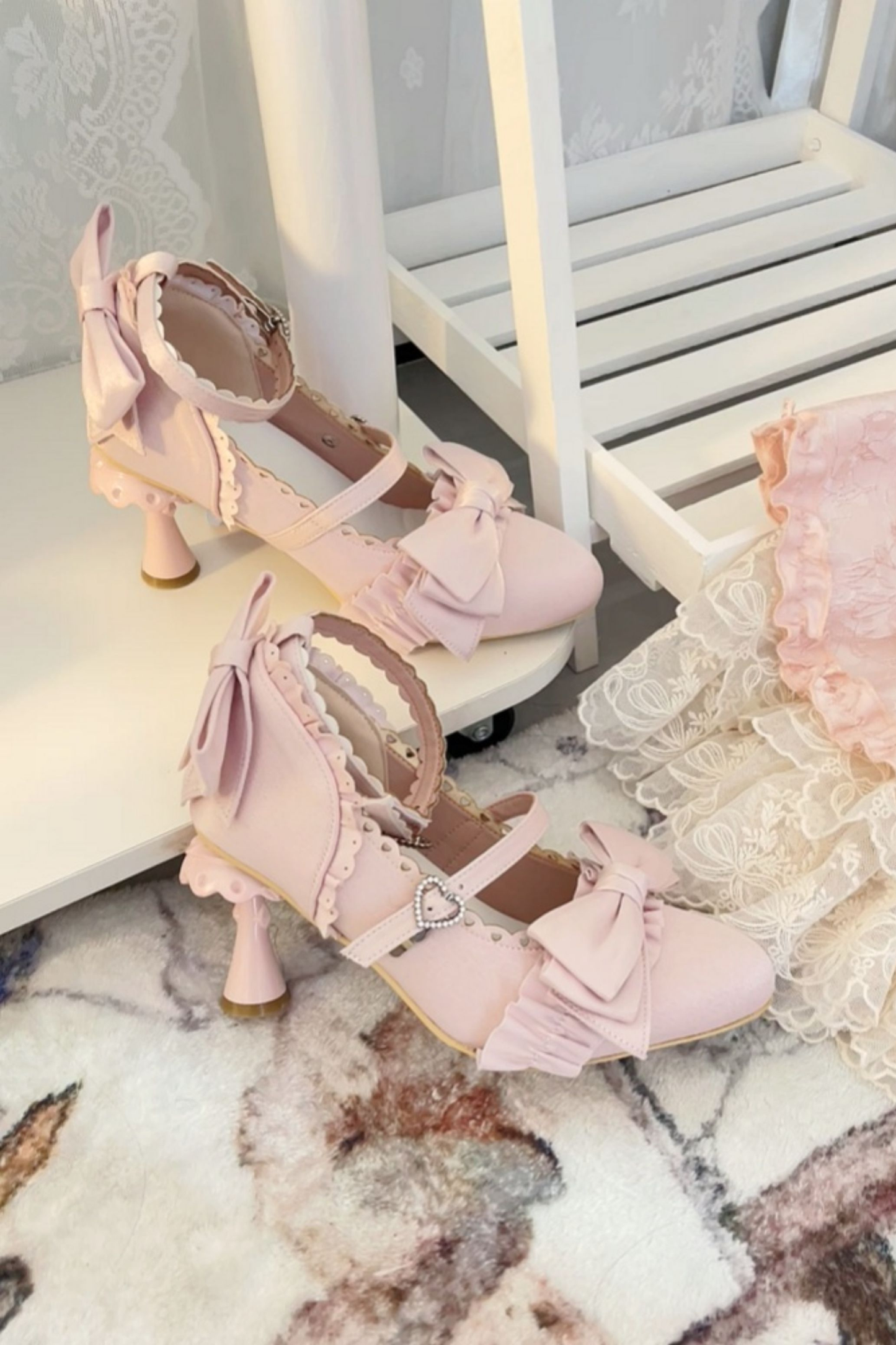 クラップリボンロリータシューズ