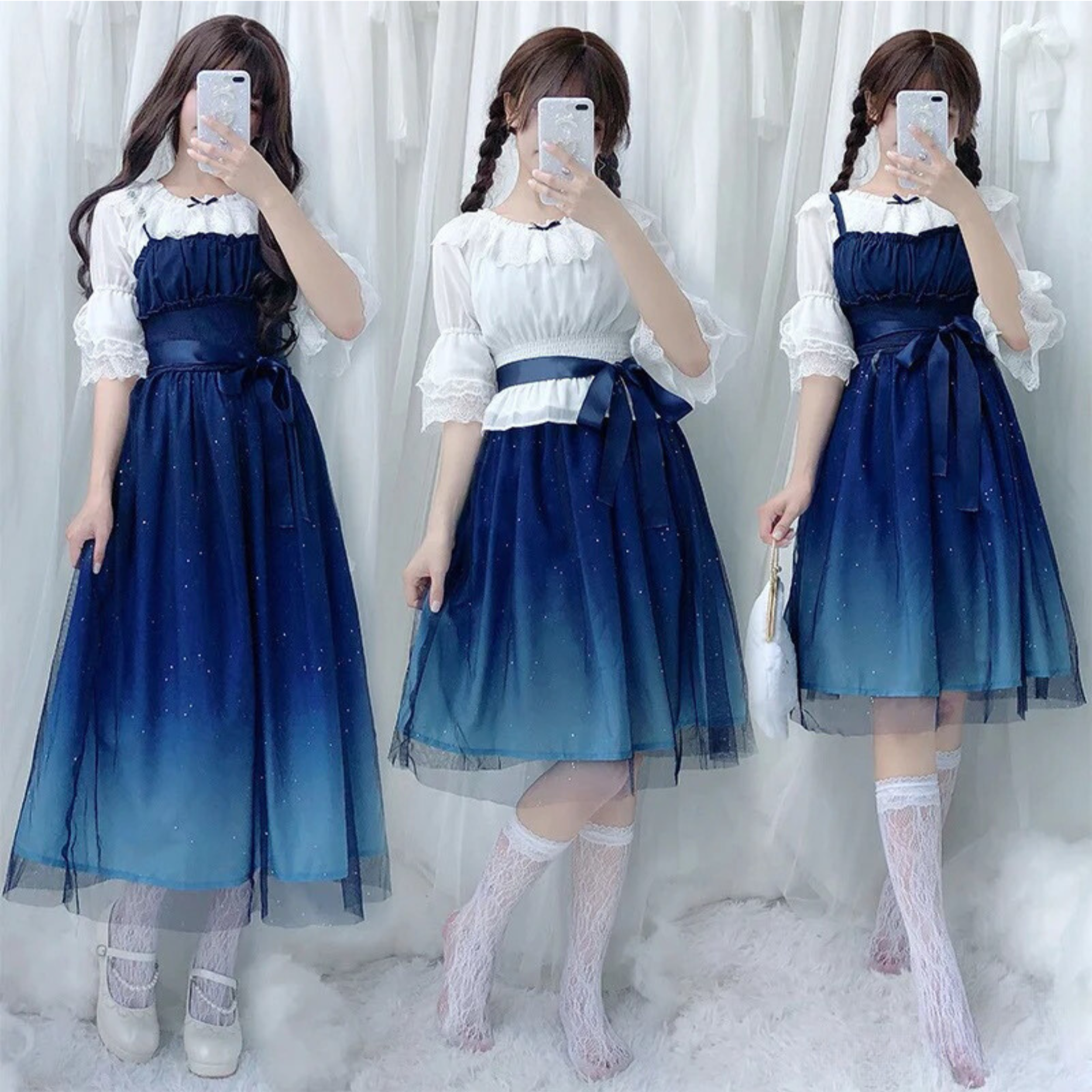 Starry sky dress on sale