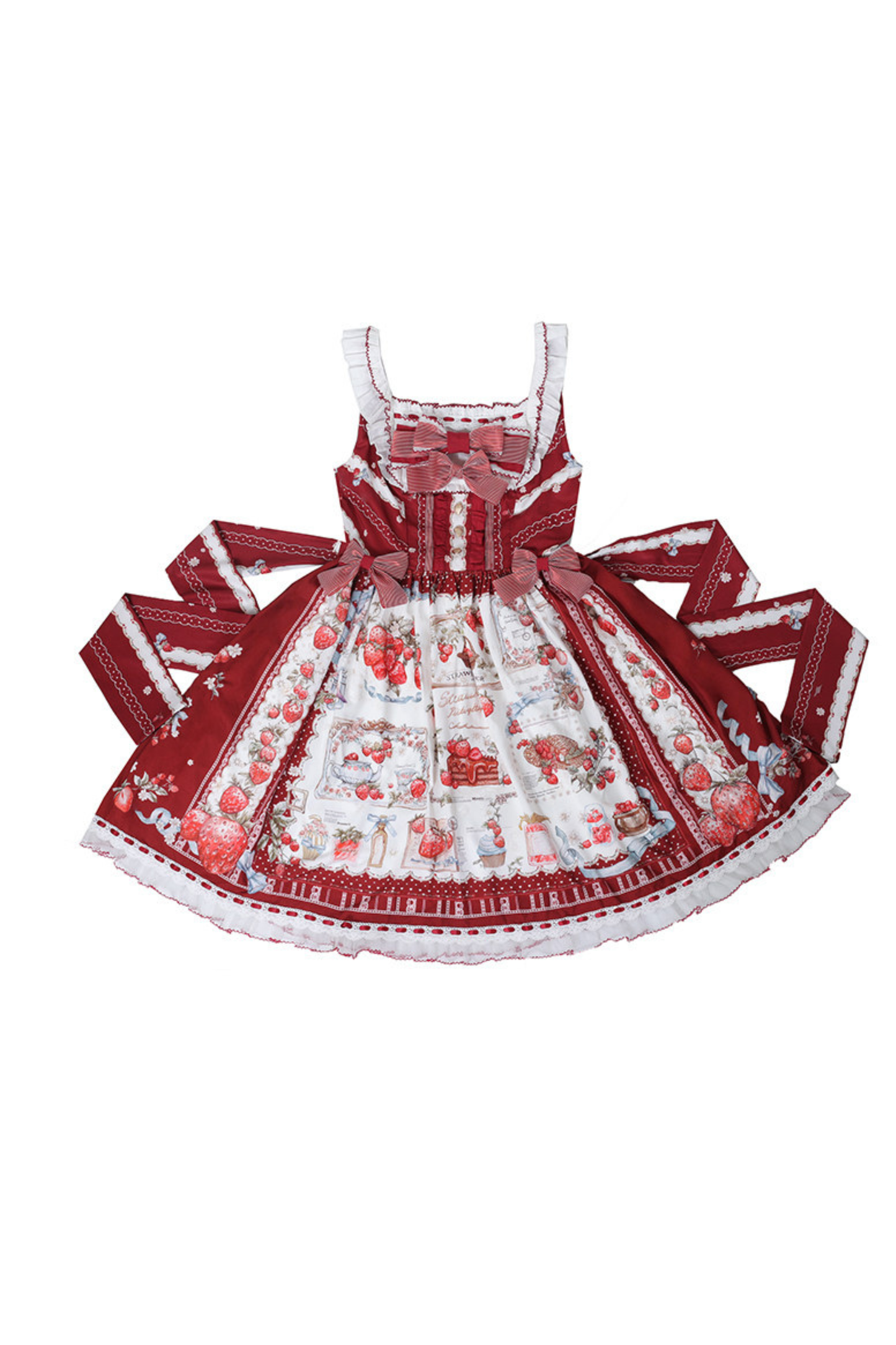 草莓庄园洛丽塔吊带连衣裙