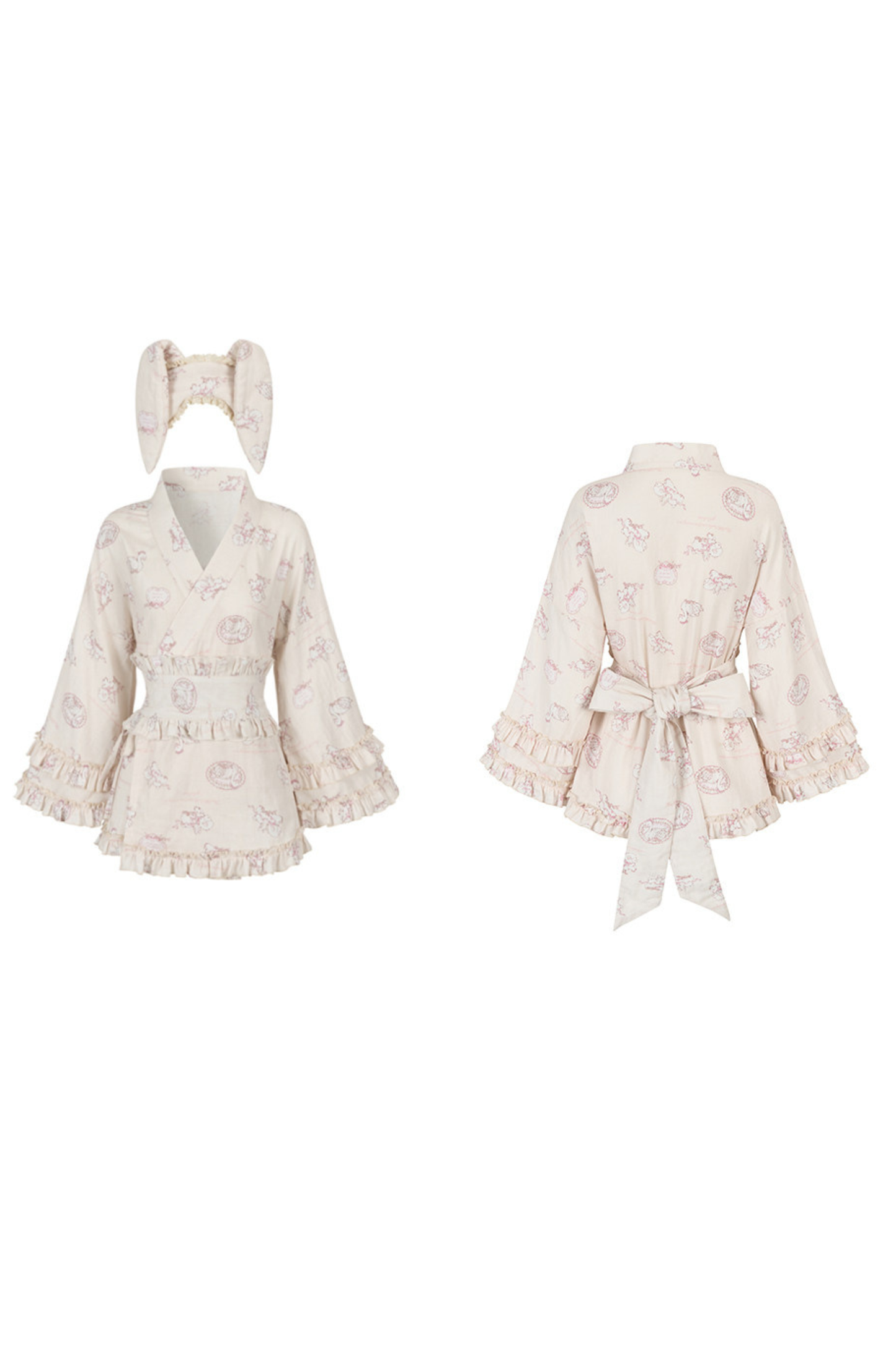 Sweet top + pants + sleep eye mask