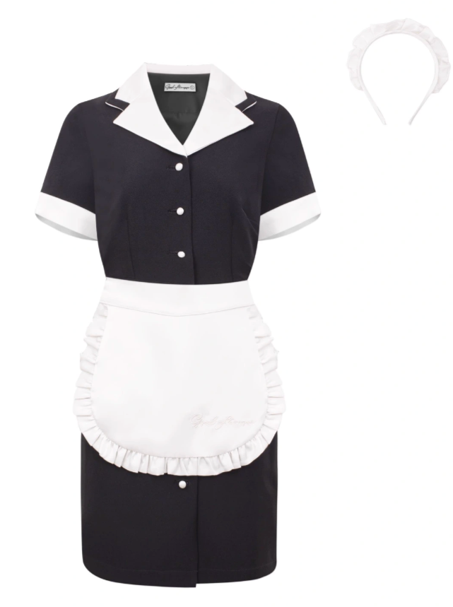 Summer Maid Style Dress + Catsuit + Apron