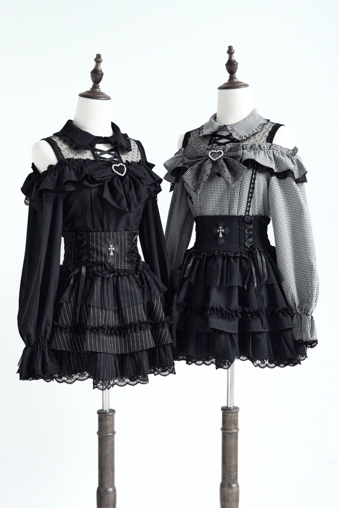 Pre-order] Off-shoulder Ruffle Ribbon Blouse – Belchic