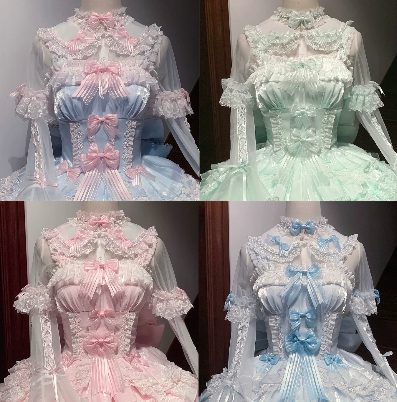 レースリボンプリンセスロリータセット