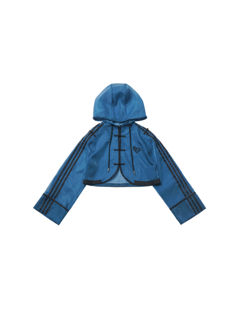 Buckle Design Saber Blue China Top + Camisole + Inner Pants Tutu Skirt