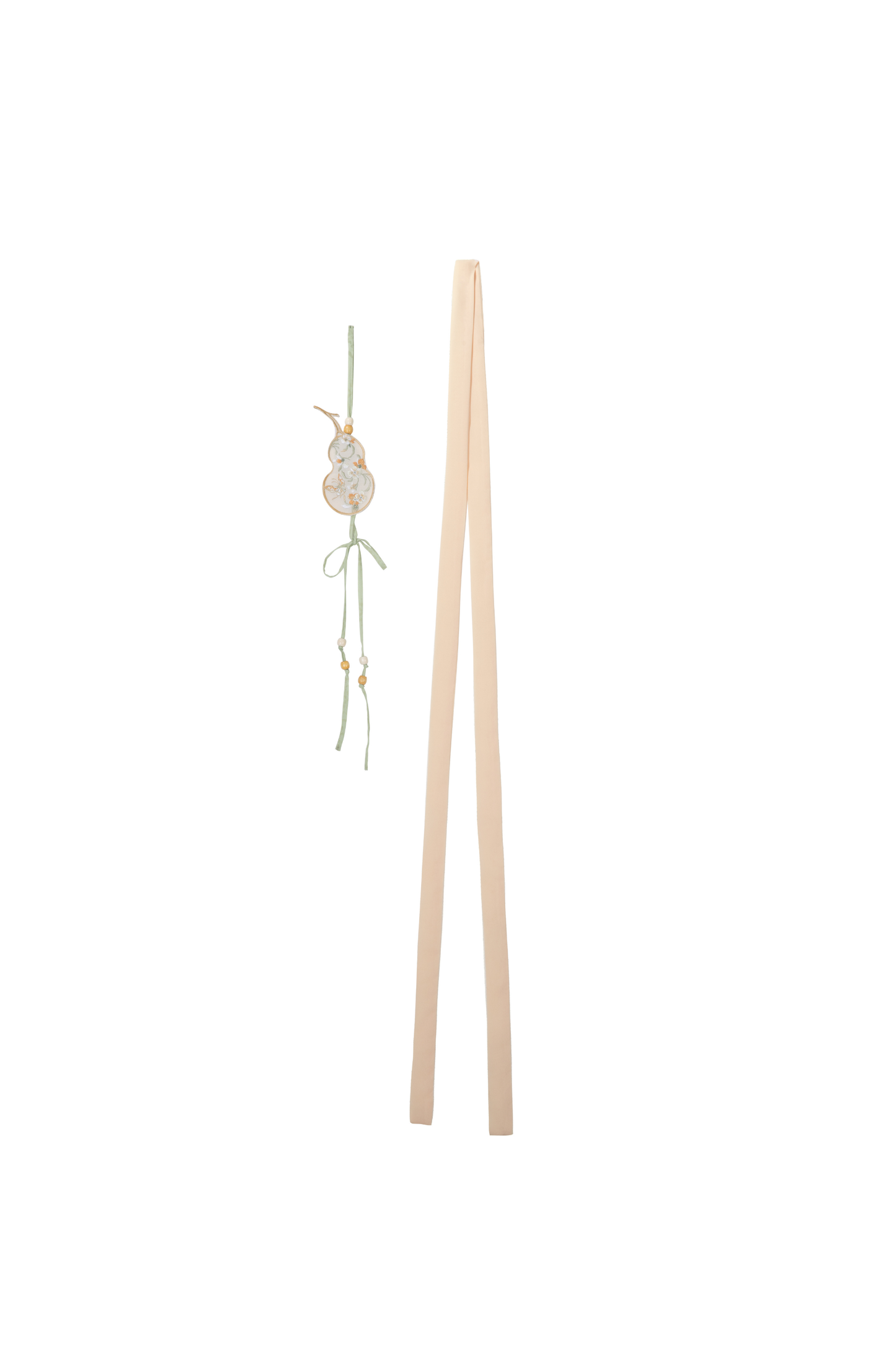 Retro Round Neck Robe China Top + Balloon Pants