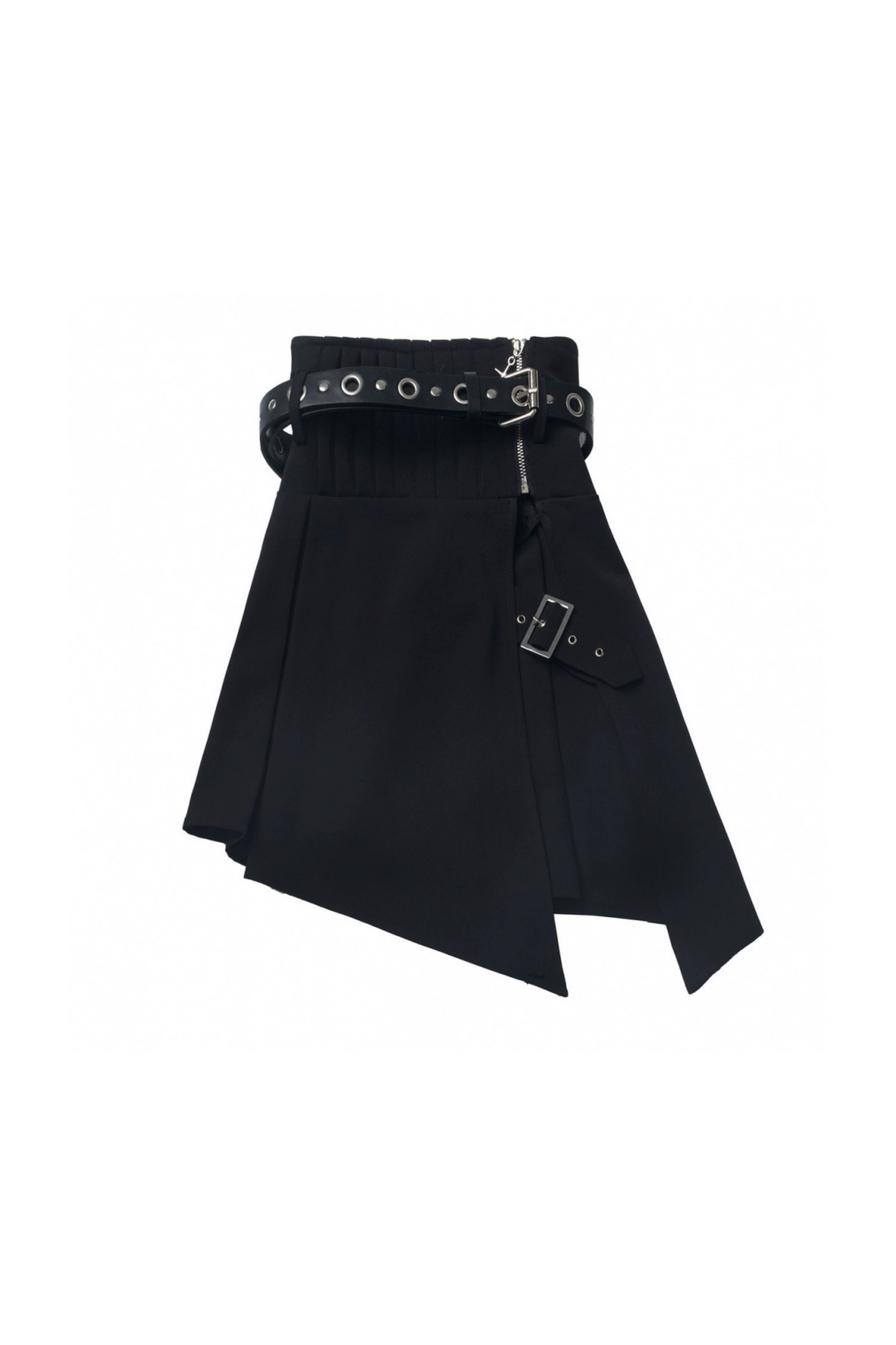 Mode tie short shirt + culottes ++ asymmetrical skirt + long skirt