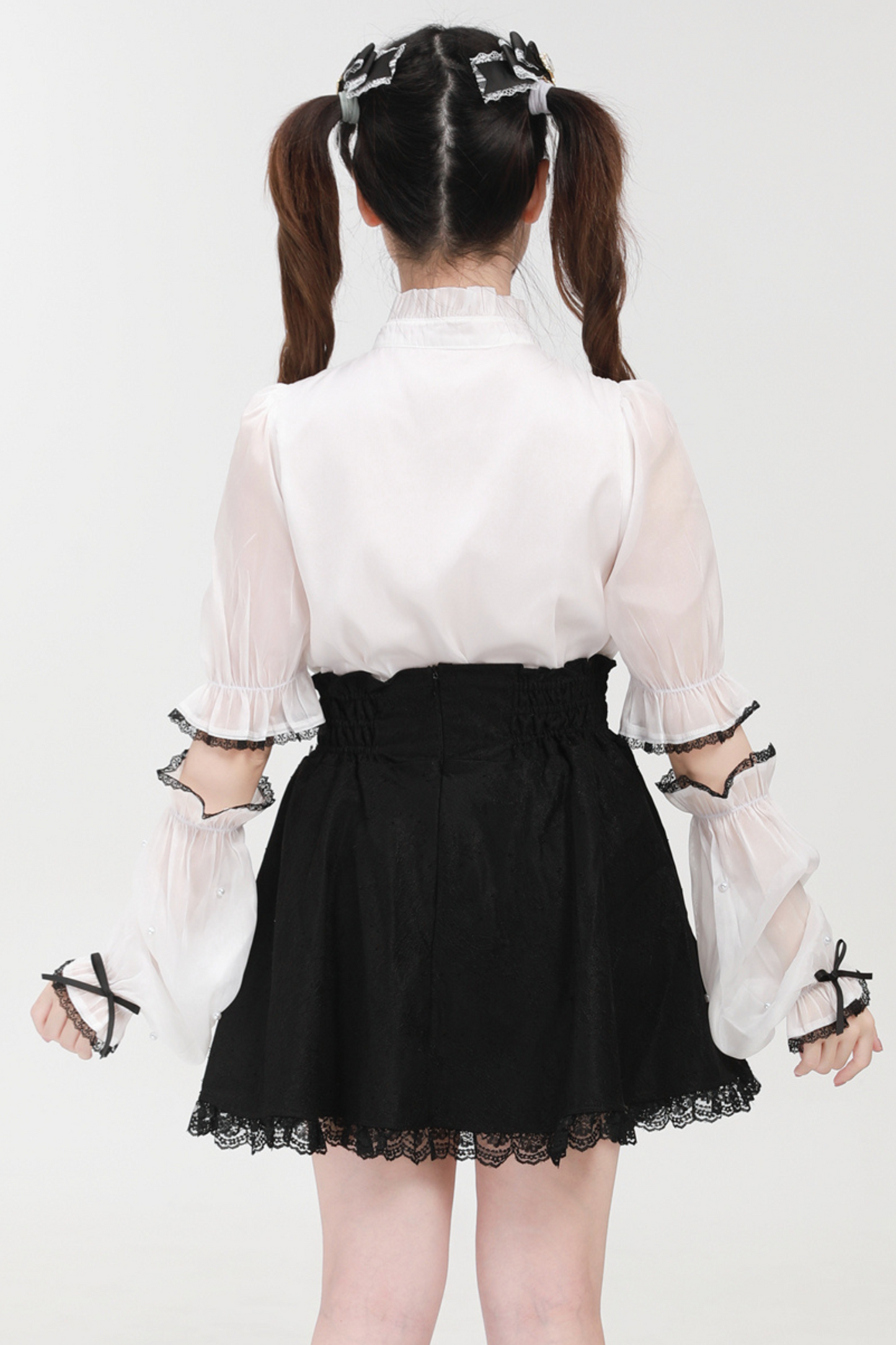 Mass Production Mine Beaded Sleeve Shirt