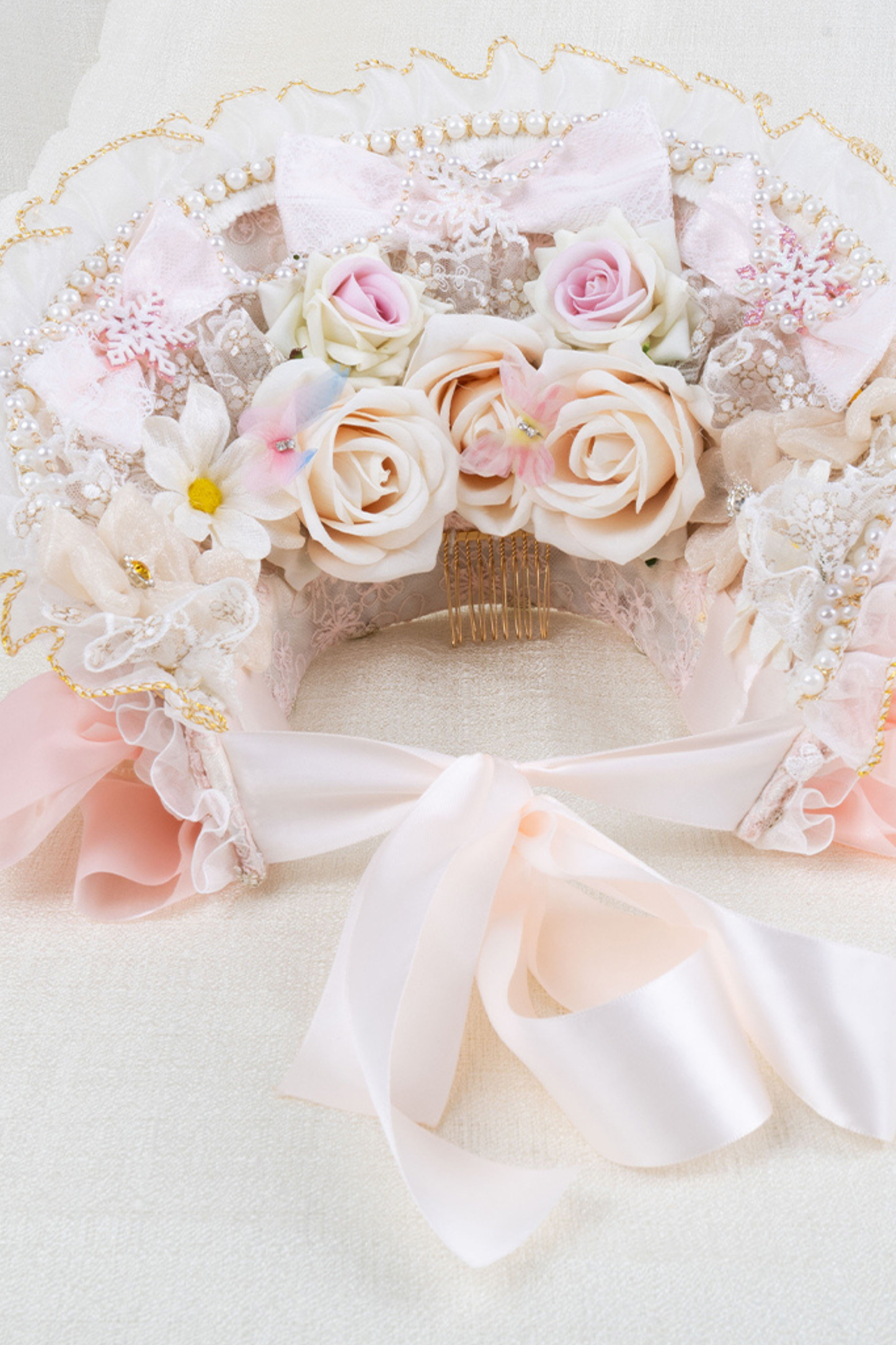 ローズティーパーティーロリータボンネット