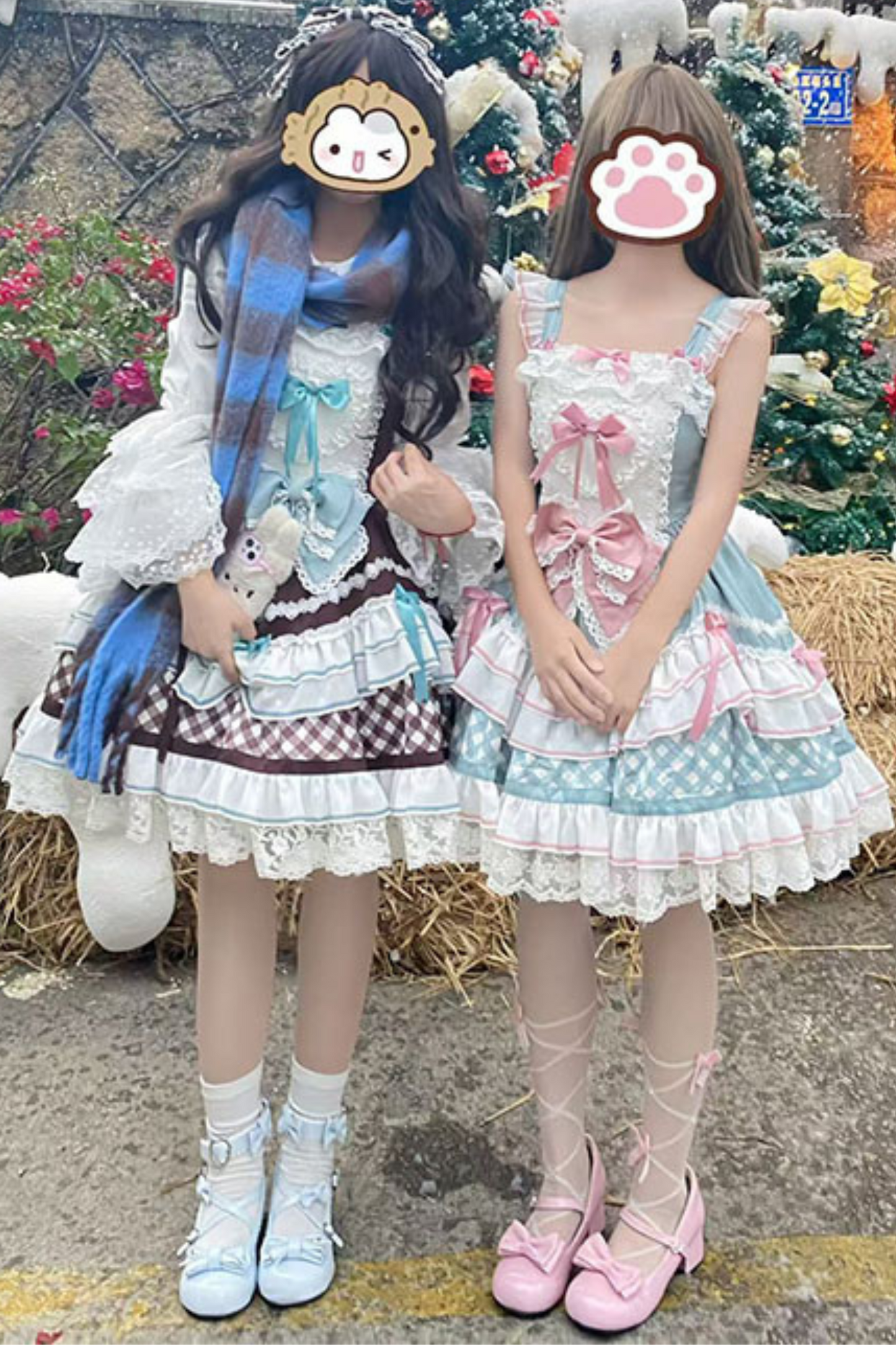 Lovely Heart Suspender Cake Dress + Headdress + Tail