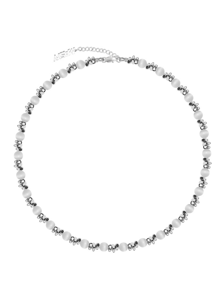Rawkens Silver Beaded Necklace