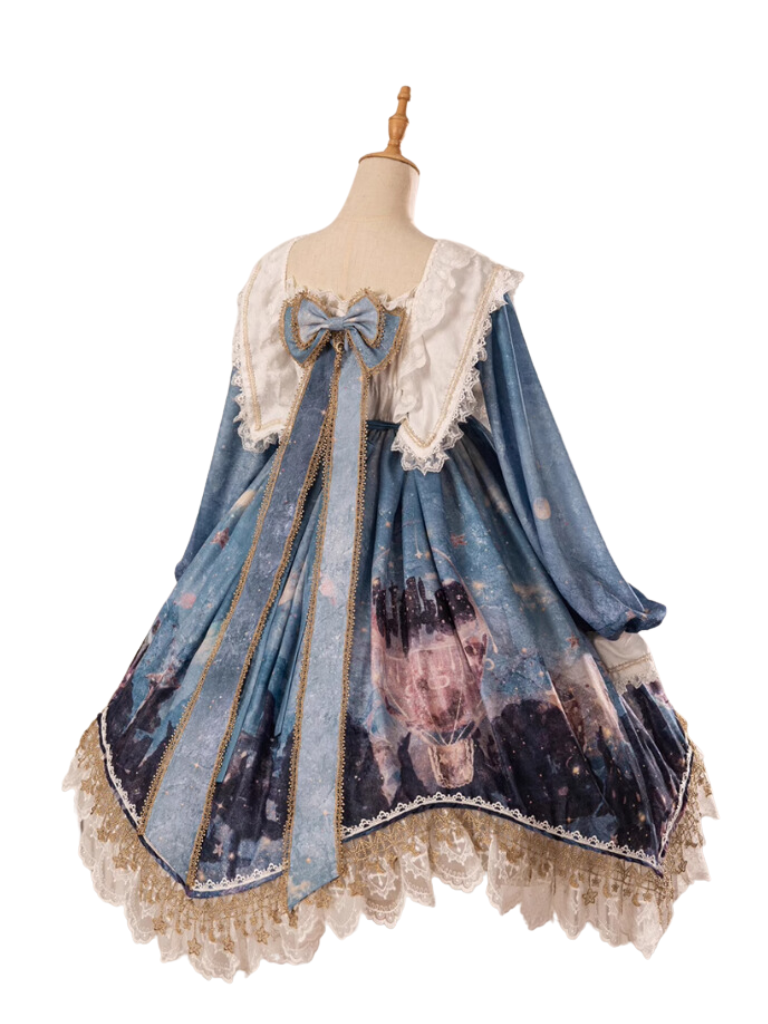 Galaxy Fantasy Thorn Rose Dairy in Lolita Dress