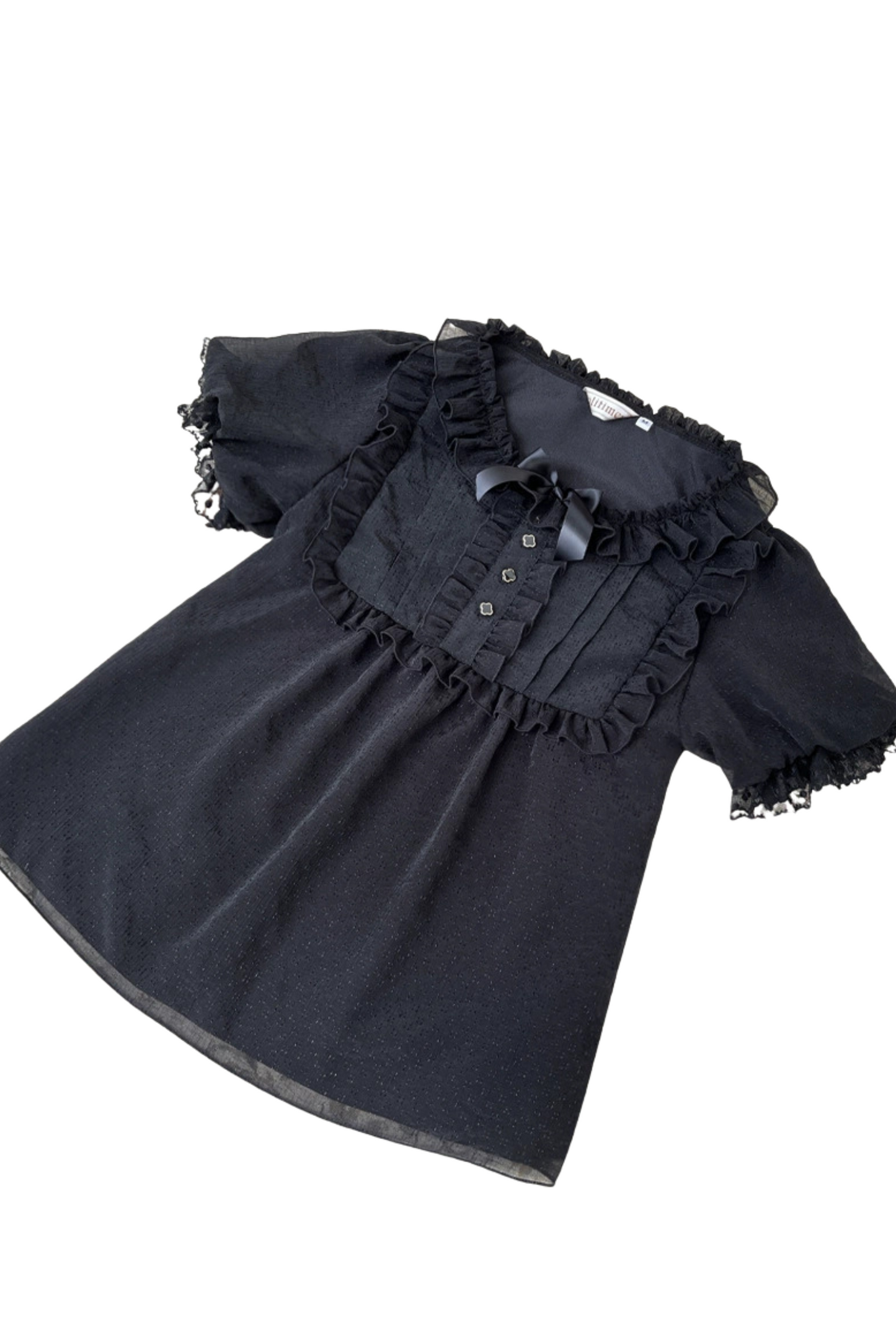 Daily Color Sweet Princess Jumper Skirt + Lace Doll Shirt