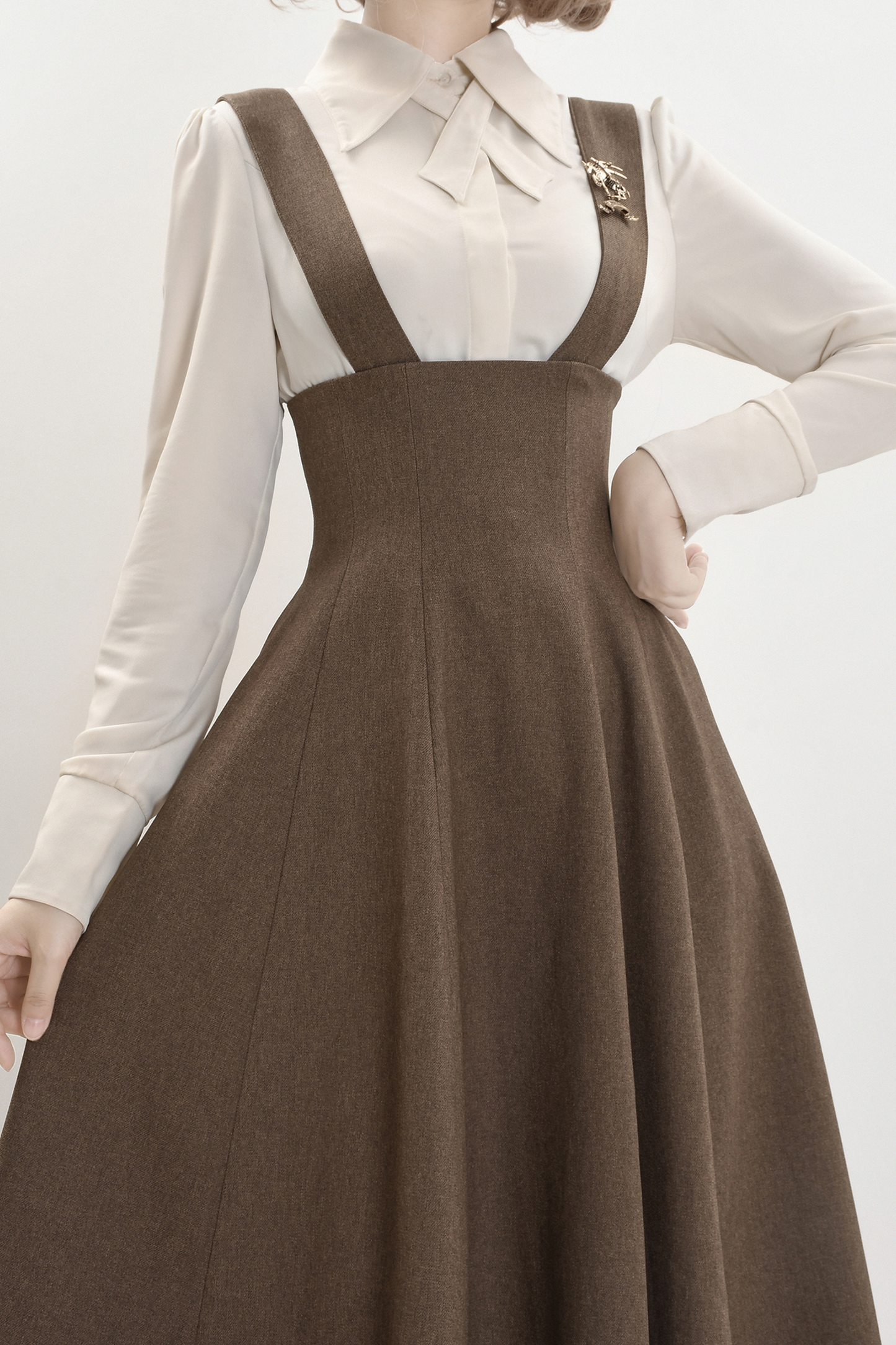 Umbrella Vintage Style Trailing Vest + Long Skirt + Short Skirt