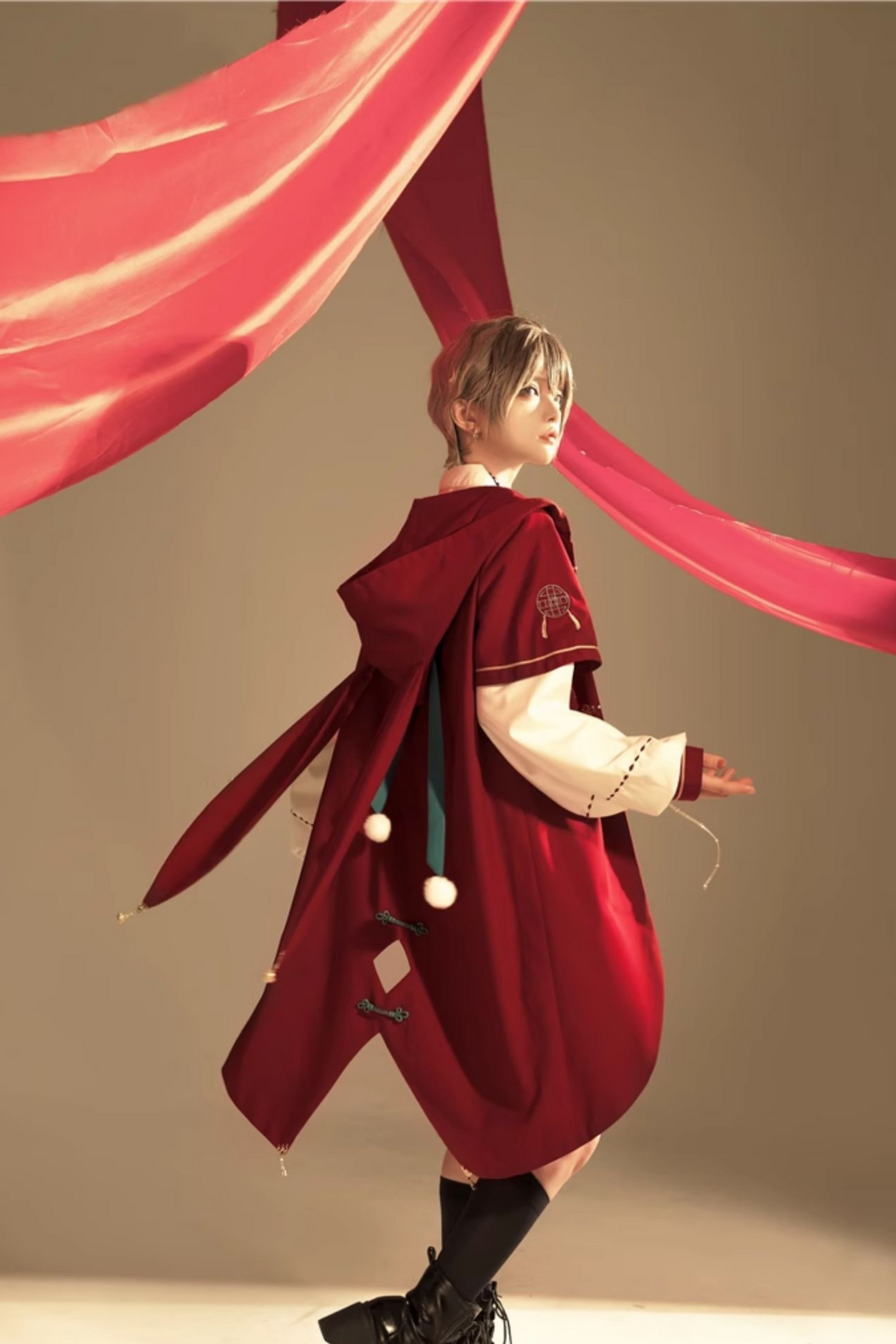 バニーフードプリンスアウター+シャツ+ショートパンツ