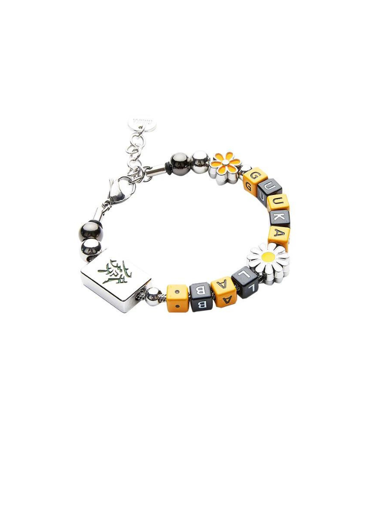 スマイリーフェイスブレスレットインニッチデザインヒップホップサイコロブレスレット