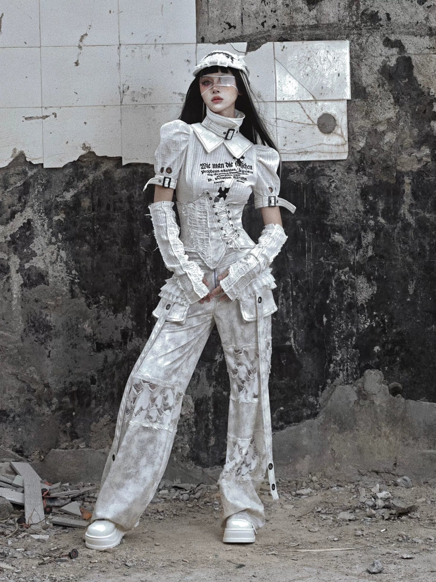 Design White Gothic Corset