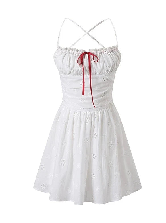 Sweet Flower Cotton Summer Dress