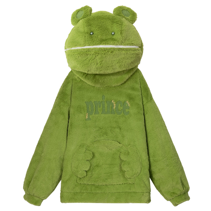 Cute Frog Fleece Sweater