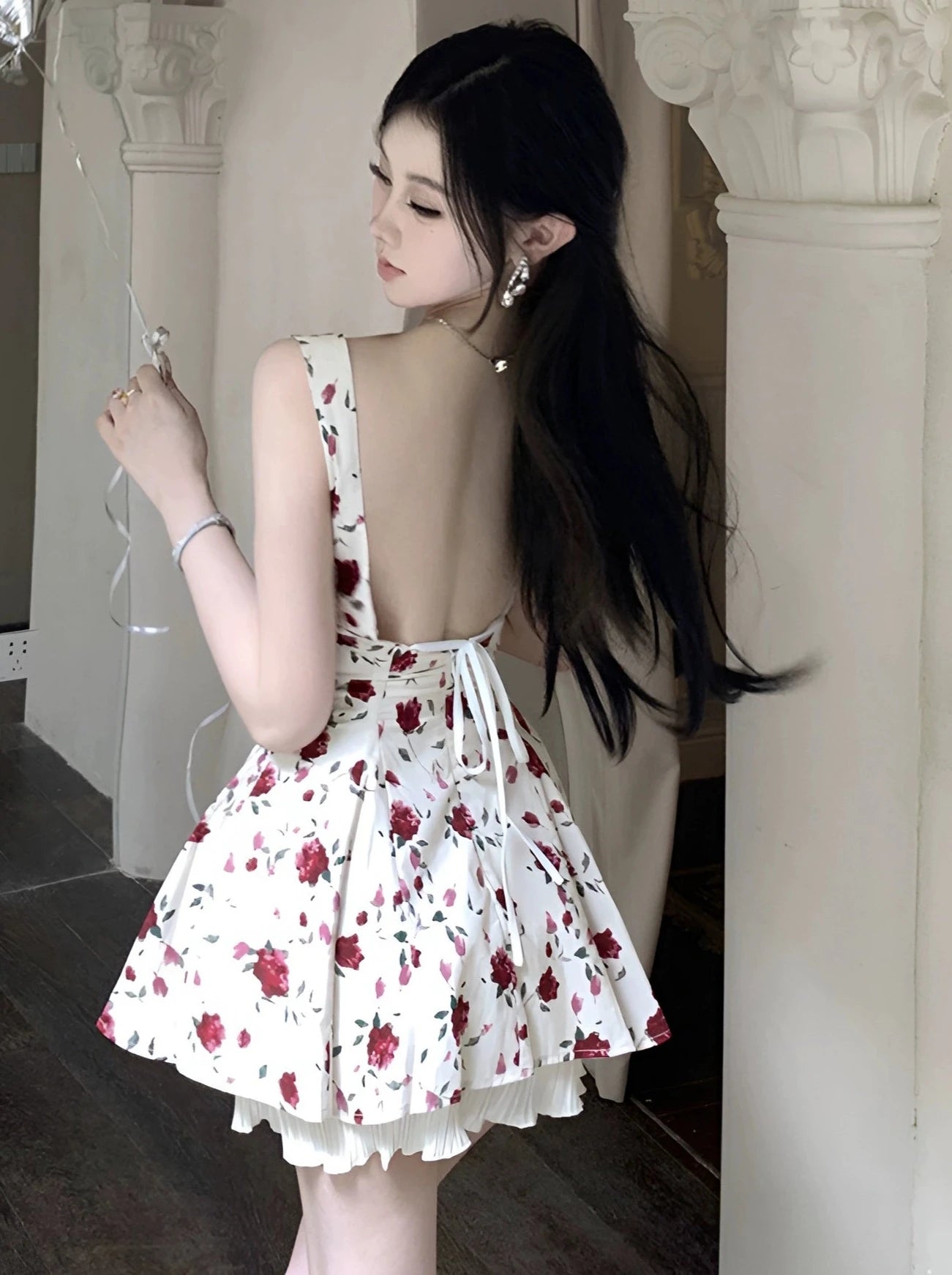 Sweet Rose Camisole Dress