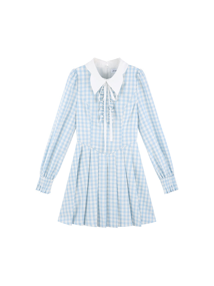 Pepy Blue Check Scint West Dress