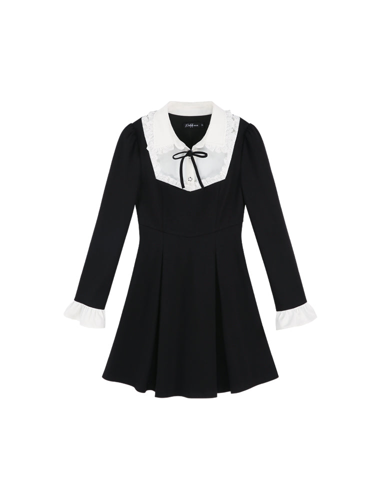 Black Hep Burn Style Dress