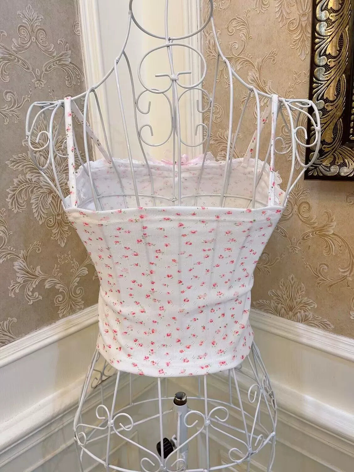 Lovely Pink Flower Camisole