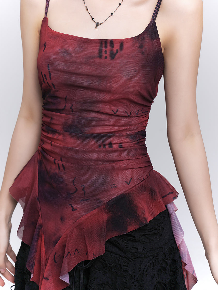 Streamer Suspender Dress