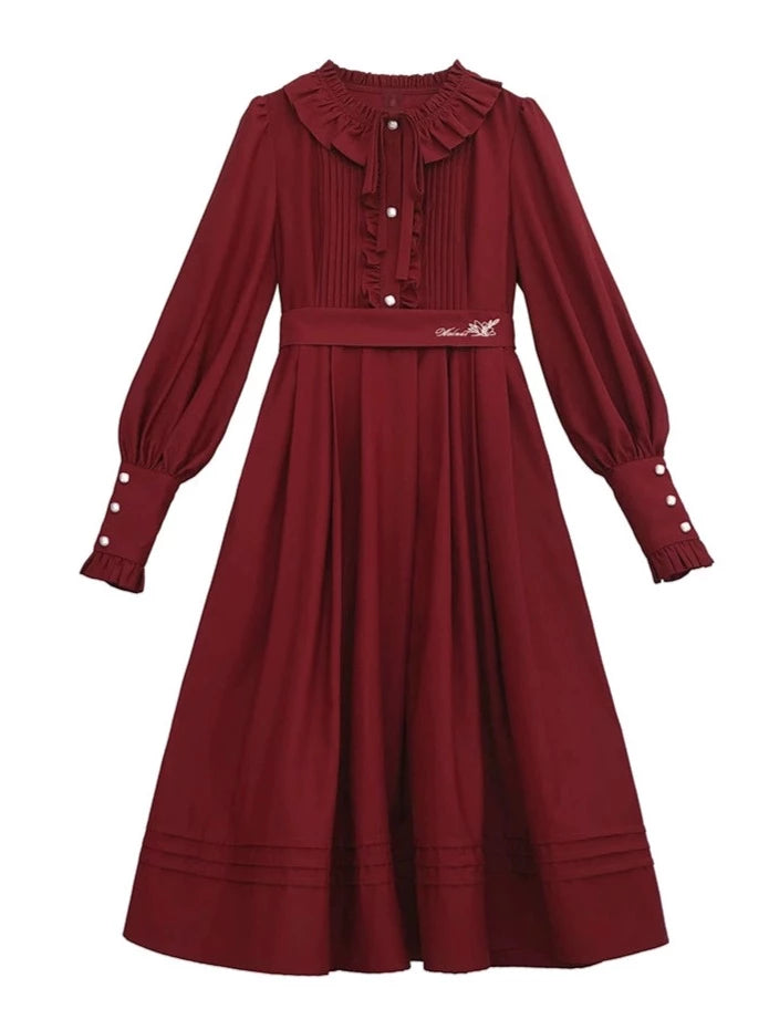 レトロエレガントウエストロゴデザイン+ショートホワイトジャケット