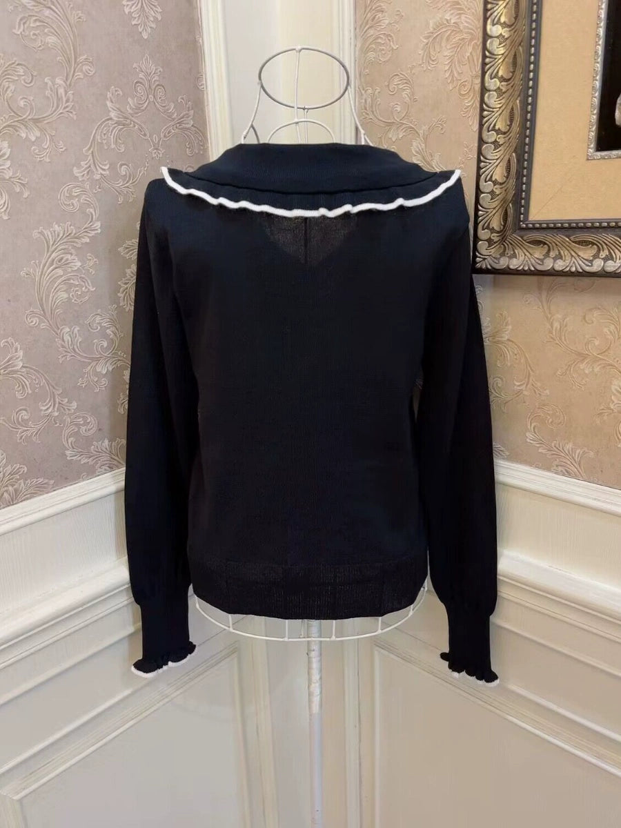 pompon sweet girly tops