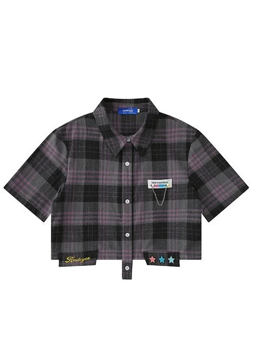 American Retro Check Cool Shirt