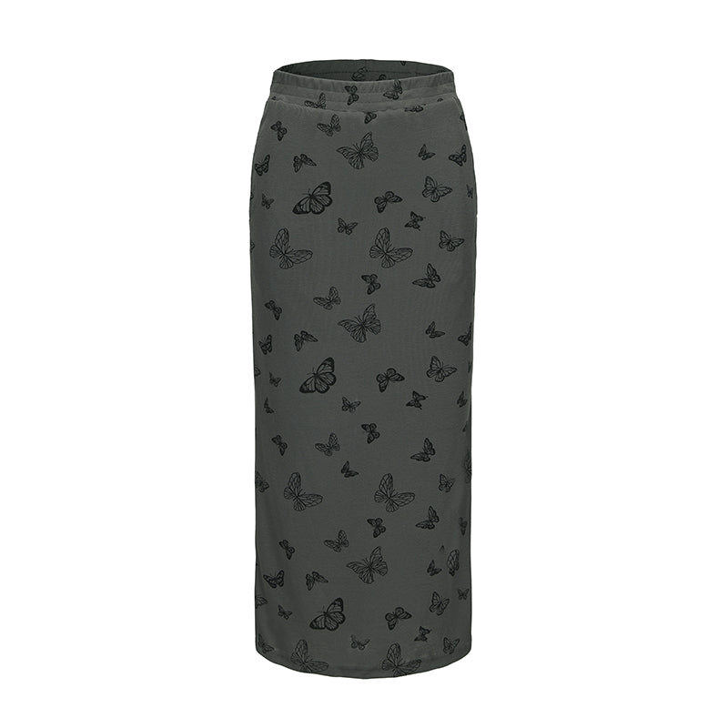 Wi -Took Hott Girl Cardigan + Skirt