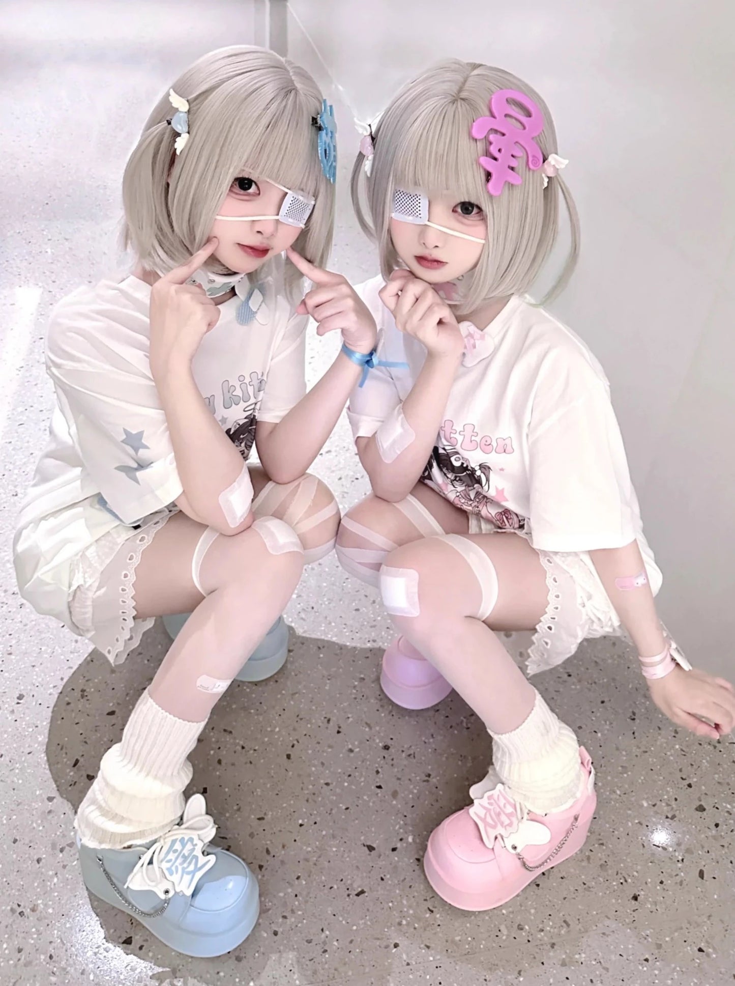 【天使界隈👼】ツインズガールイラストトップス