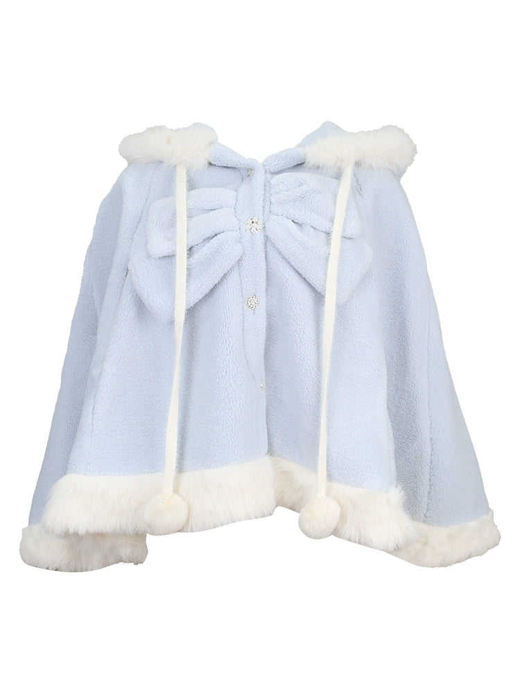 스노우 아이스 푸드 멀리 케이프 + 목 홀터 탑 + 타이어드 스커트