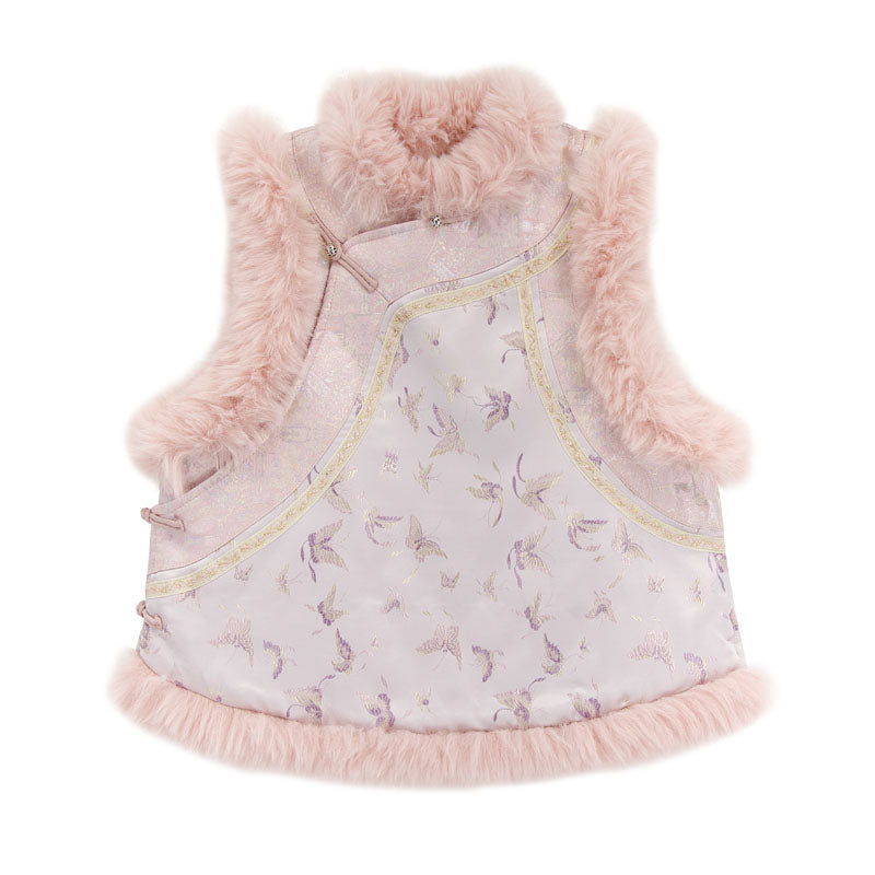 Autumn Winter Wide Sleeve Chinese Dress Setup