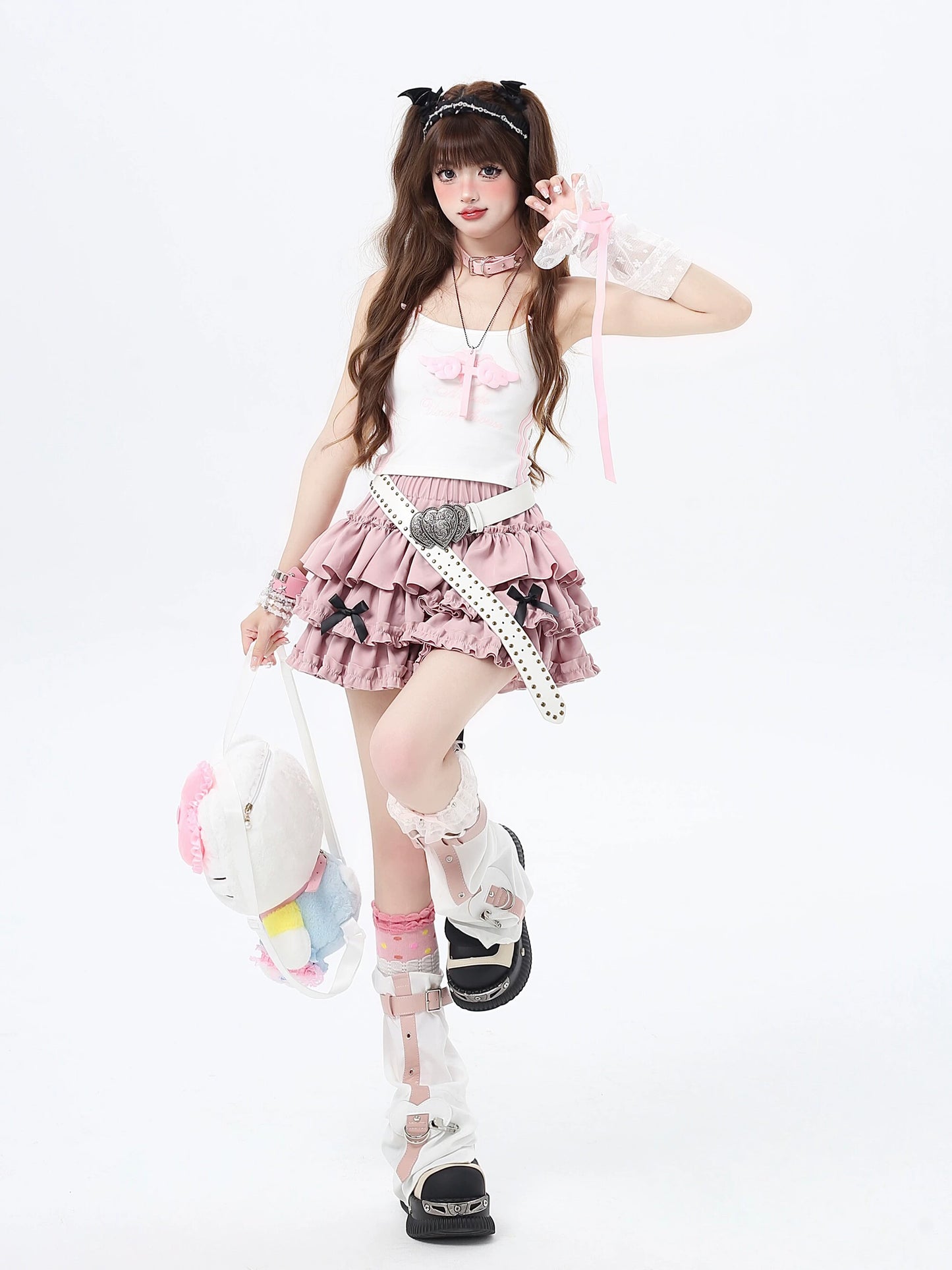 ケーキスカートスパイシーリボンドーパミンチュチュスカート