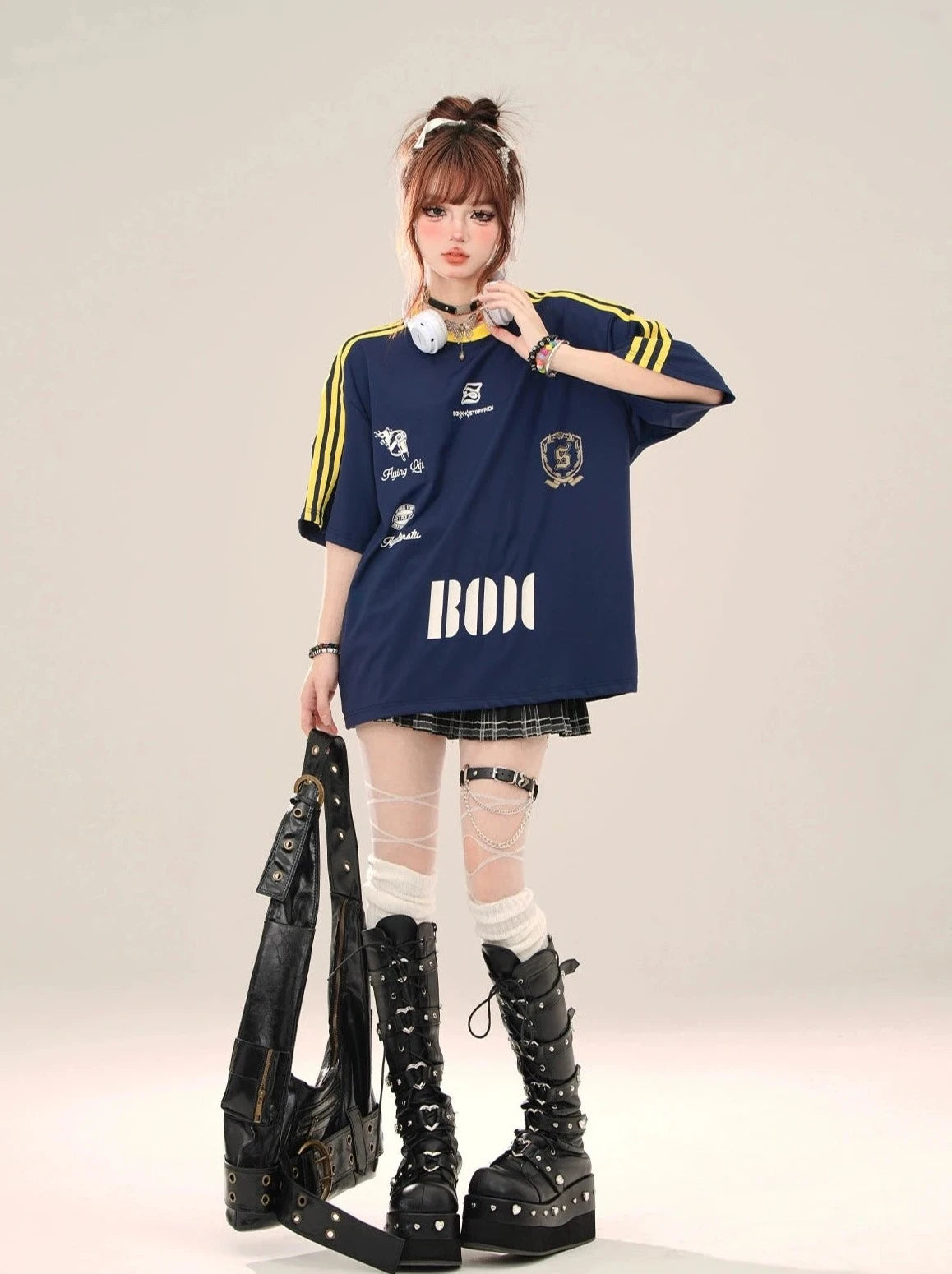 Boyish Sporty Loose Tops