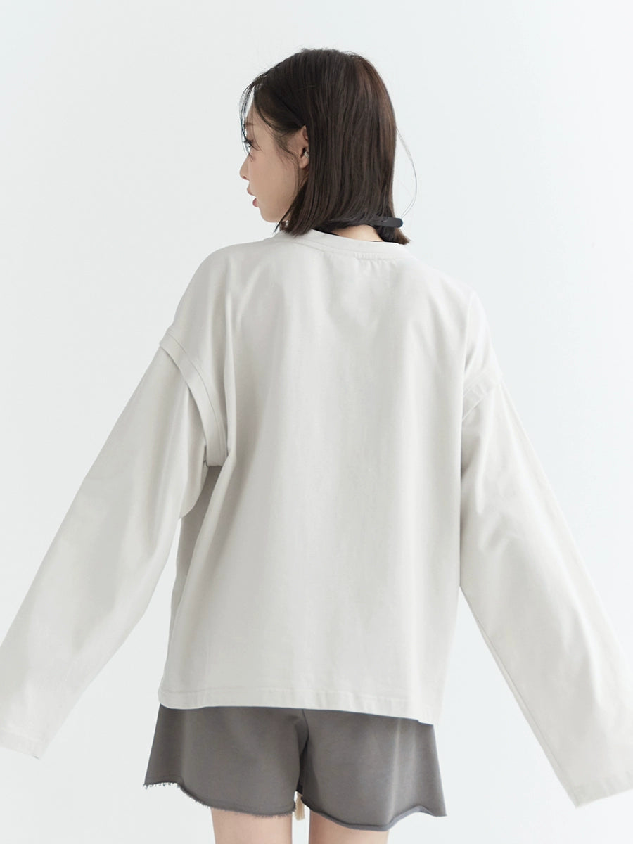 Slit Dark Butterfly Design Top