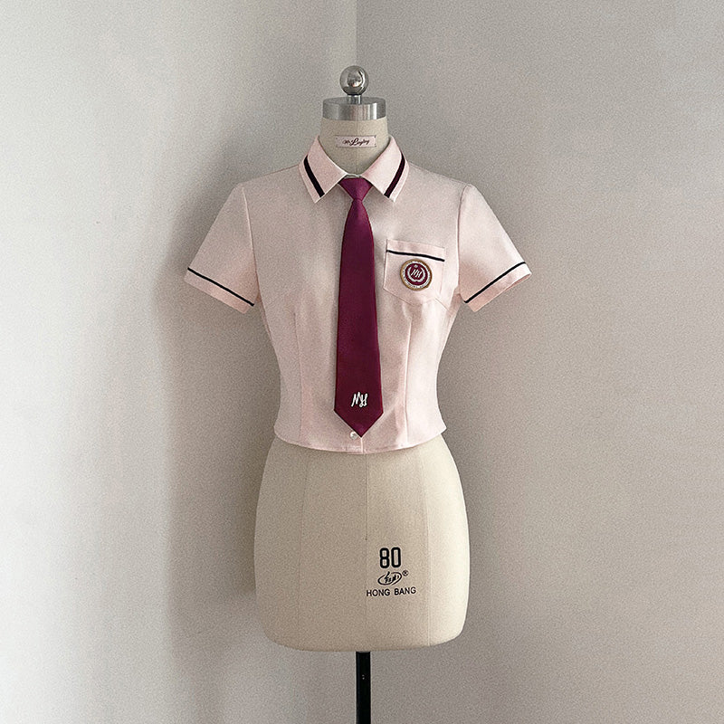 쇼트스리ーム에스트샤츠+힙스카르트