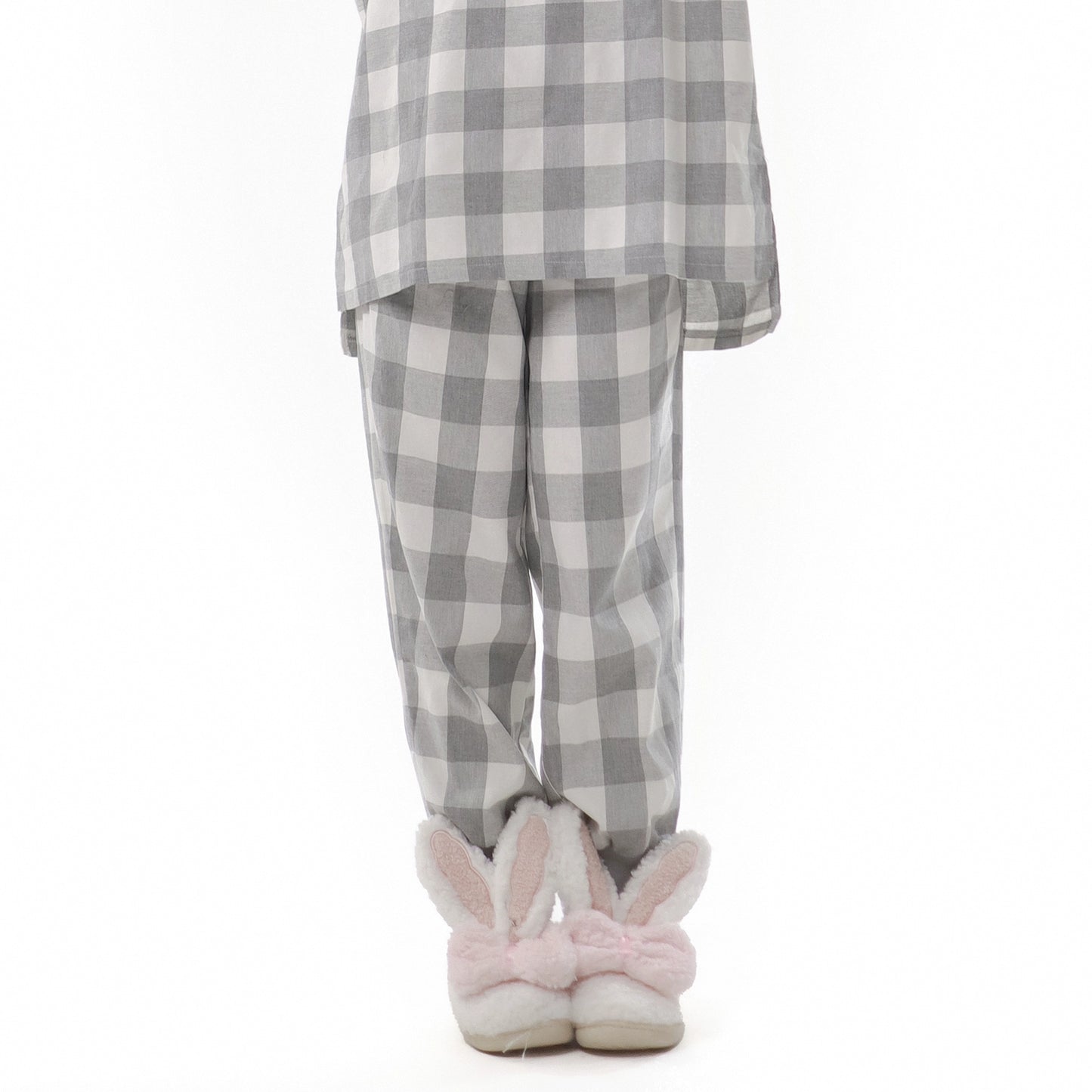 Check Cotton Soft Casual Loungewear Pajamas