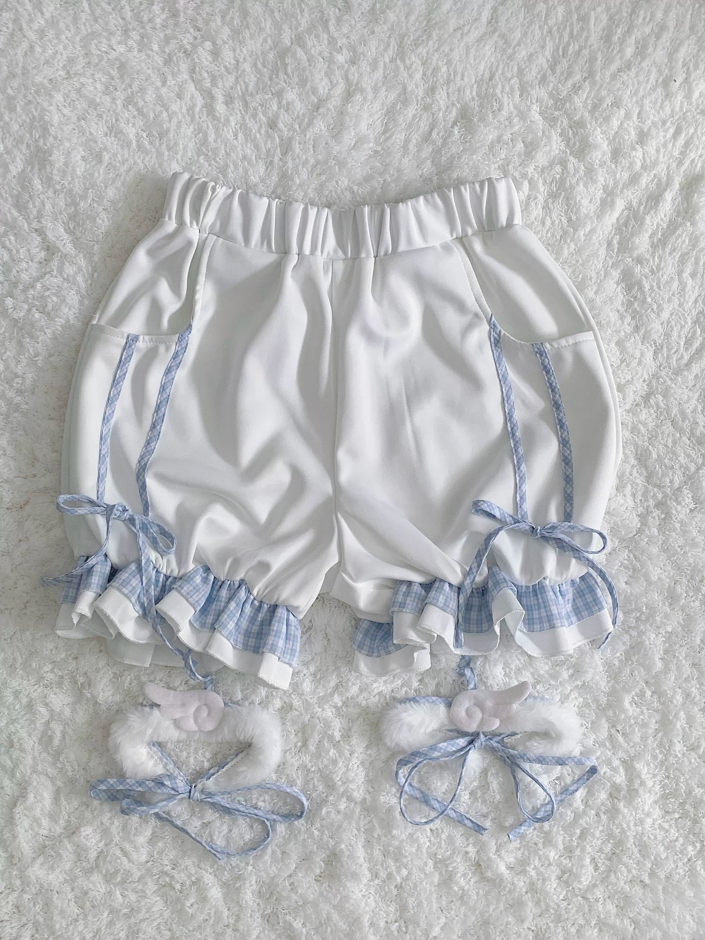 【天使界隈👼】ベルベットスポーツウェアジャケット+ショートパンツ