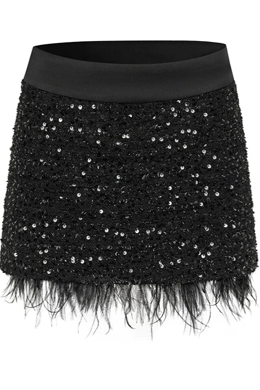 スタンドリボンビックリボンコート+シャイニーラメスカート