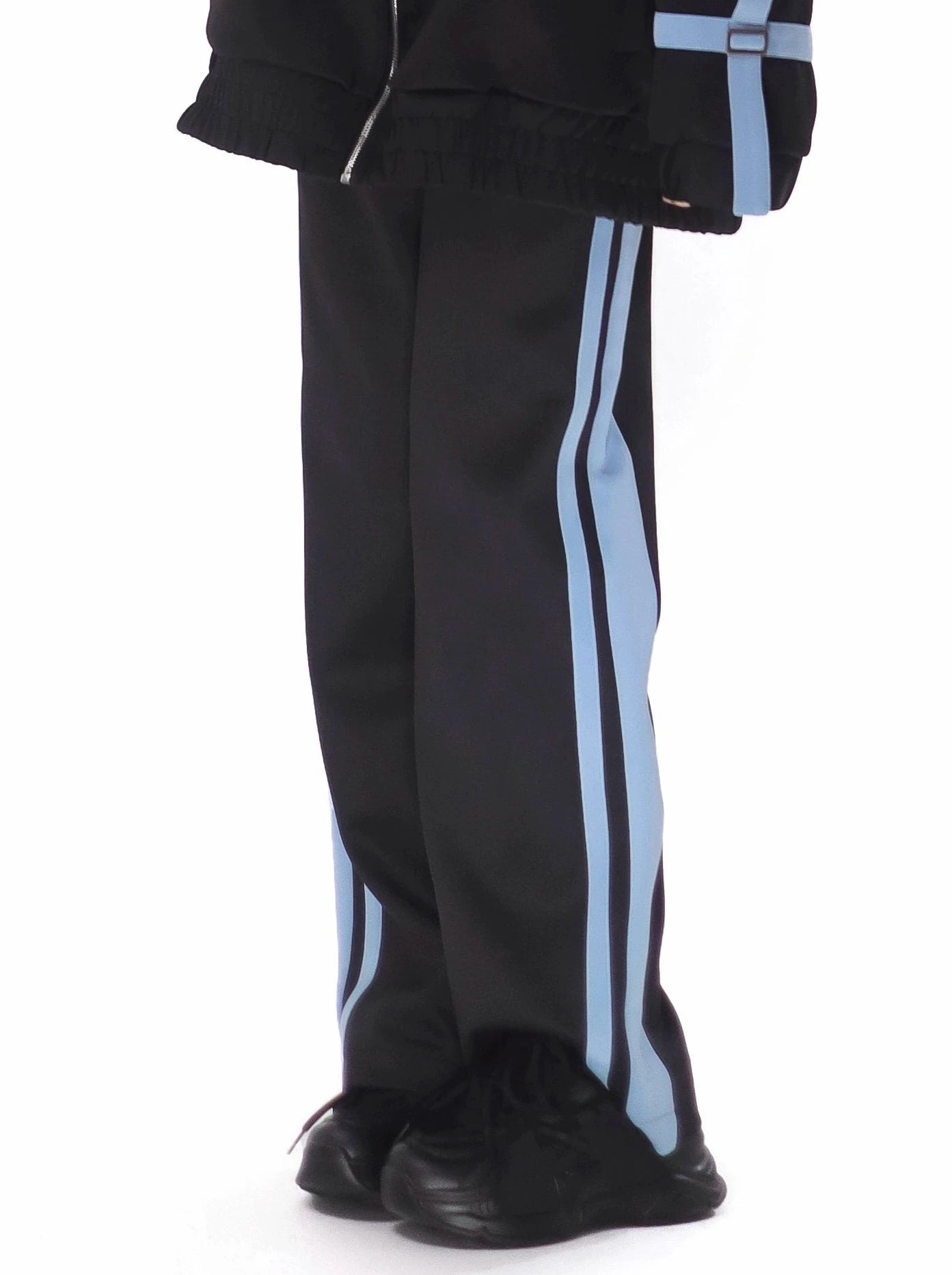 スポーティーサブカルダークジャケット+ショートパンツ+ロングパンツ+ヘッドバンド+レッグウォーマー