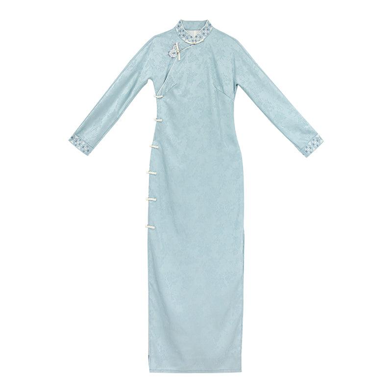 Retro Full Opening Chinese Dress