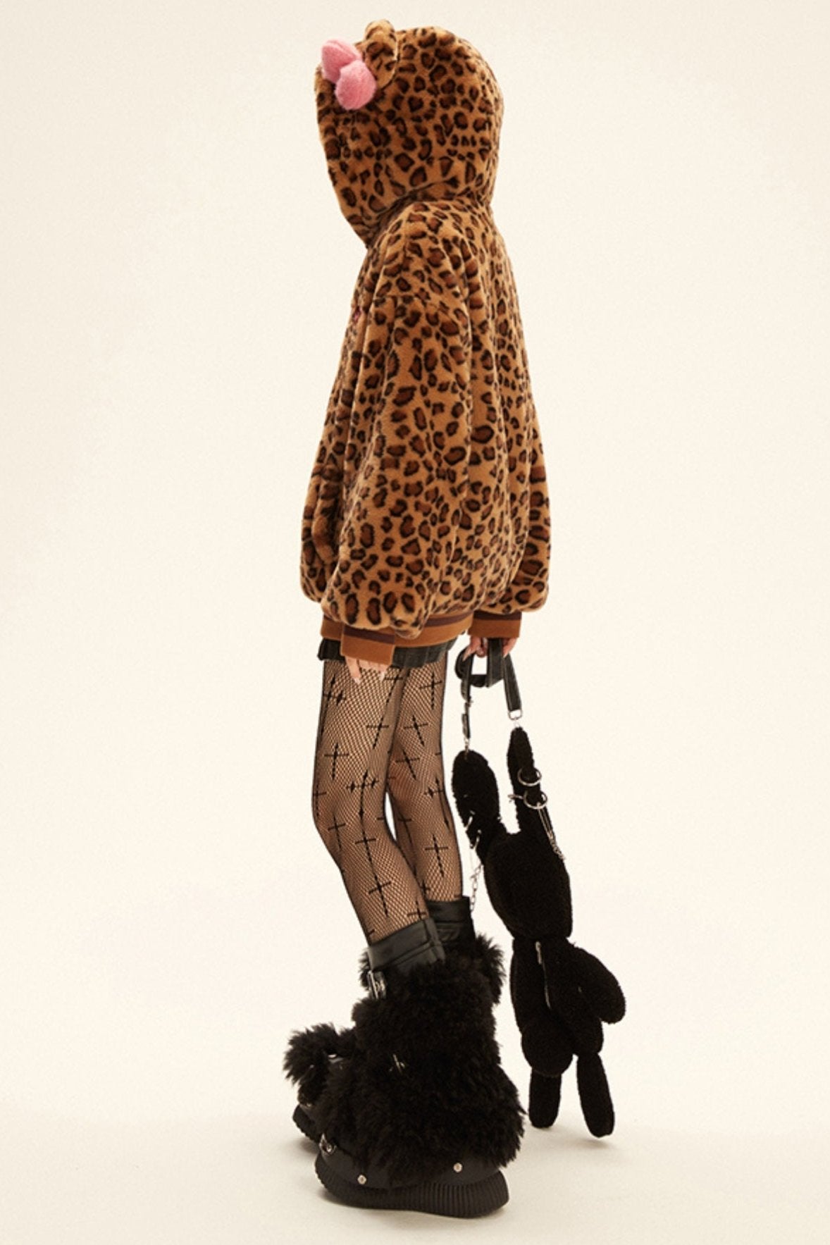 Leopard Print Fake Food Jacket