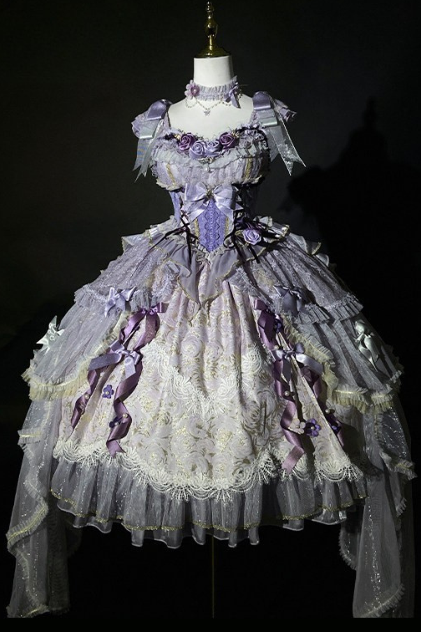 Moon Crown Gift Lolita Dress + Sleeves + Train