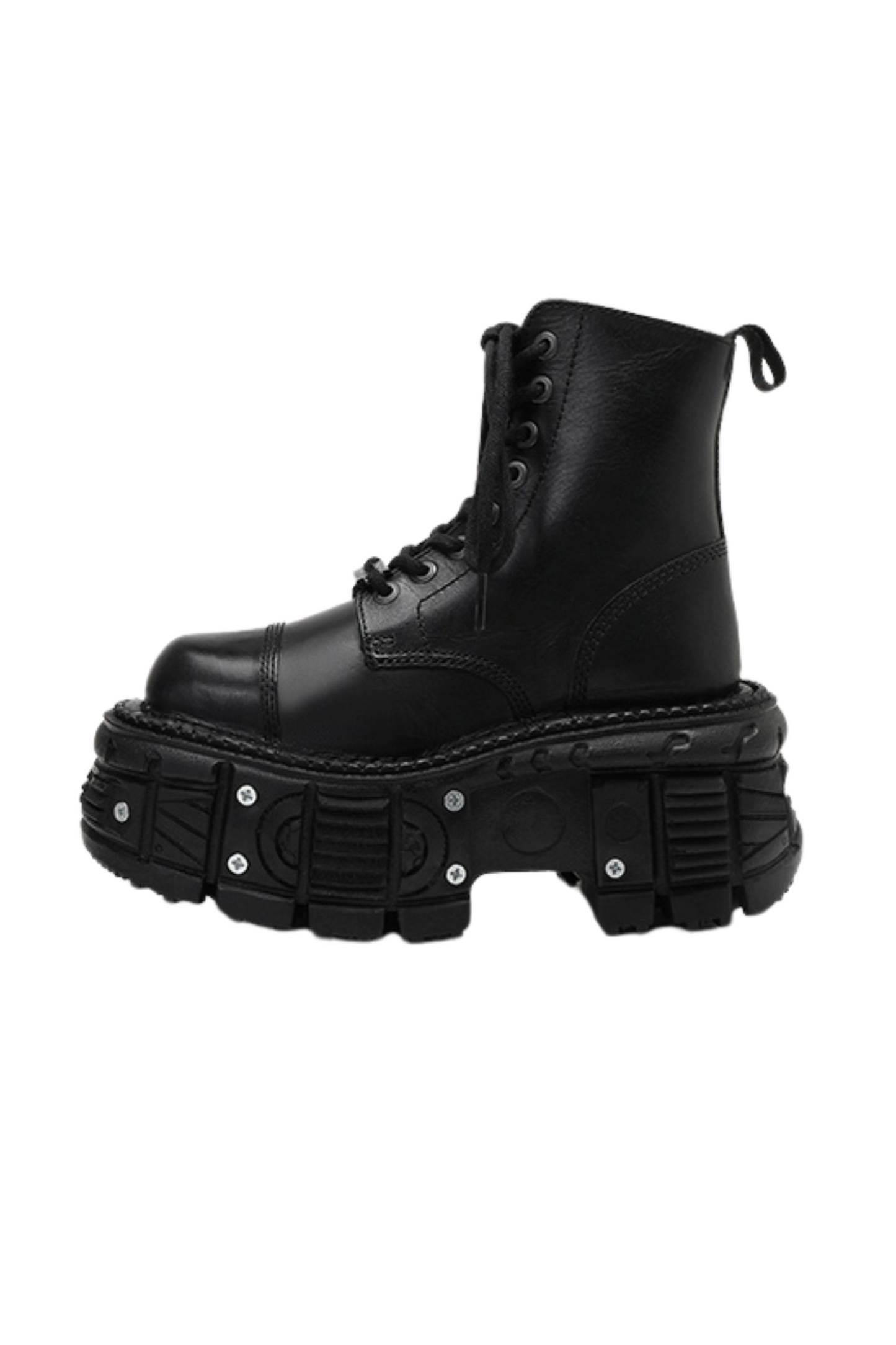 Botines cortos de diseño metálico
