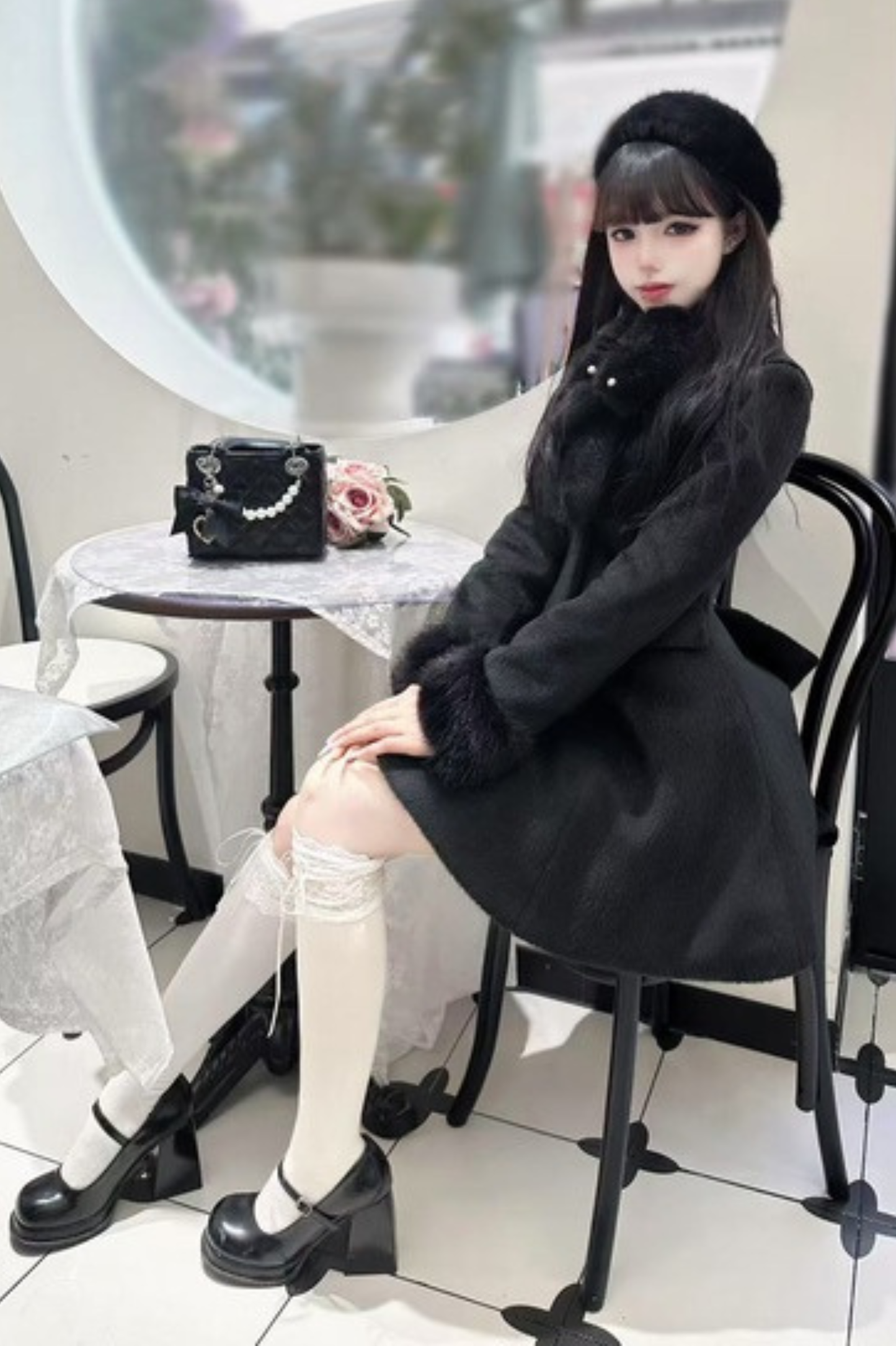 イミテーションフォックスファーコート