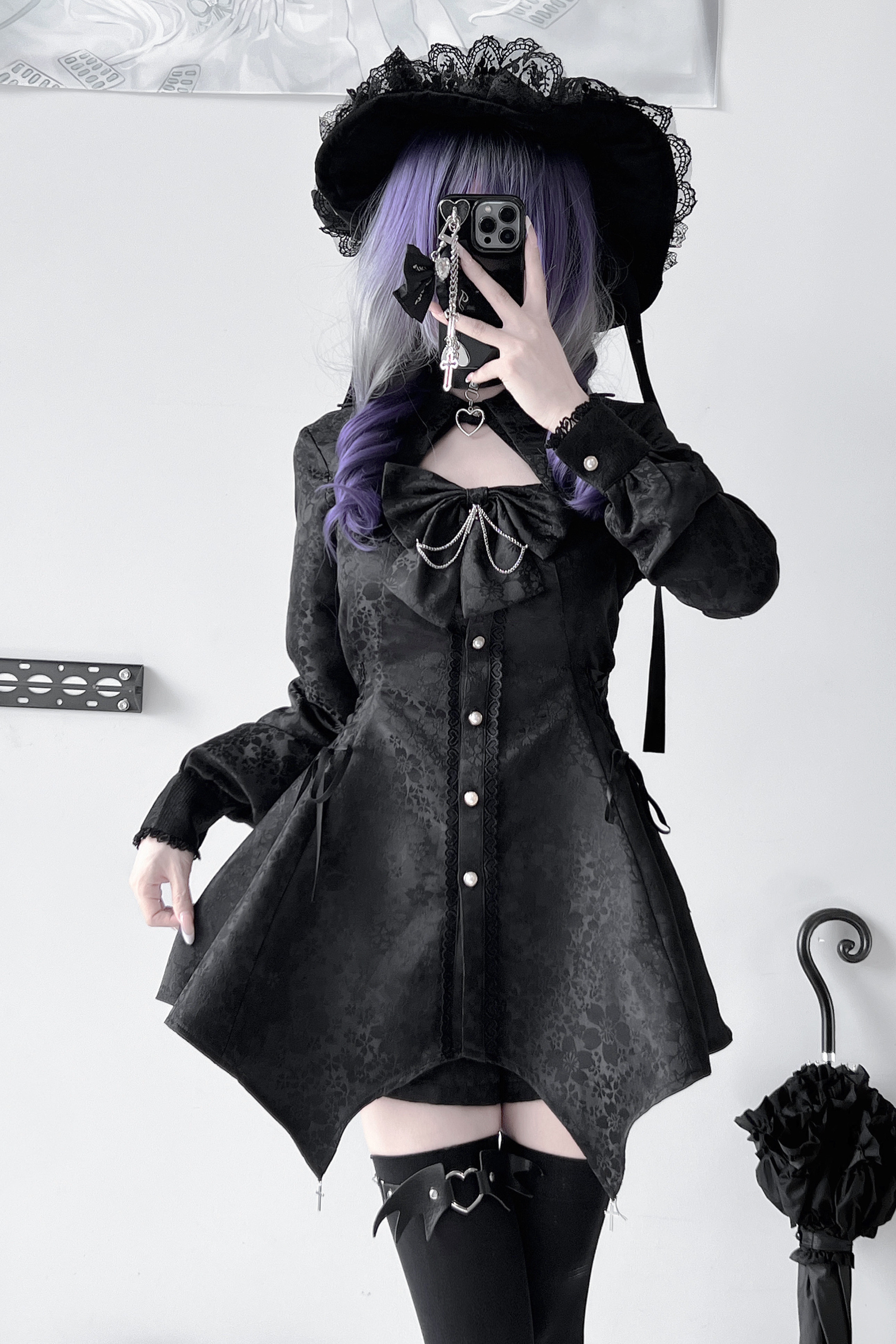 Witch Lace Dark Dress – Belchic