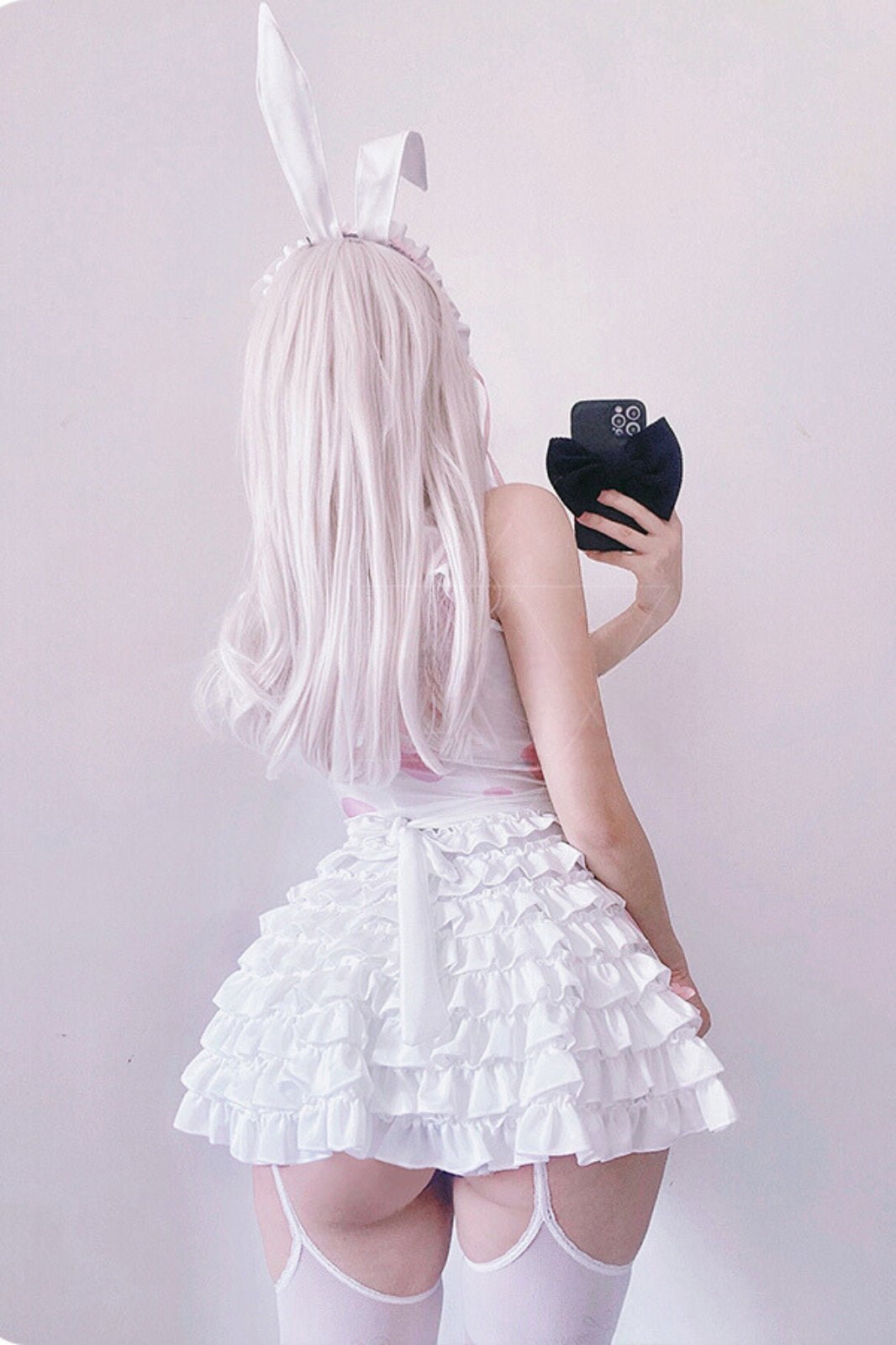 ピンクキャットメイドセクシーダンスドレス